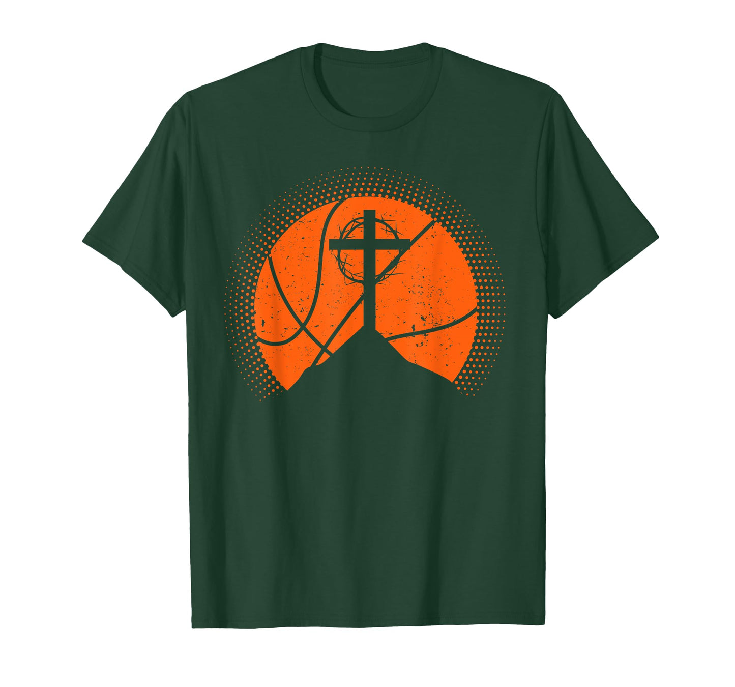 Christian basketball jesus christ basketball religious funny T-Shirt