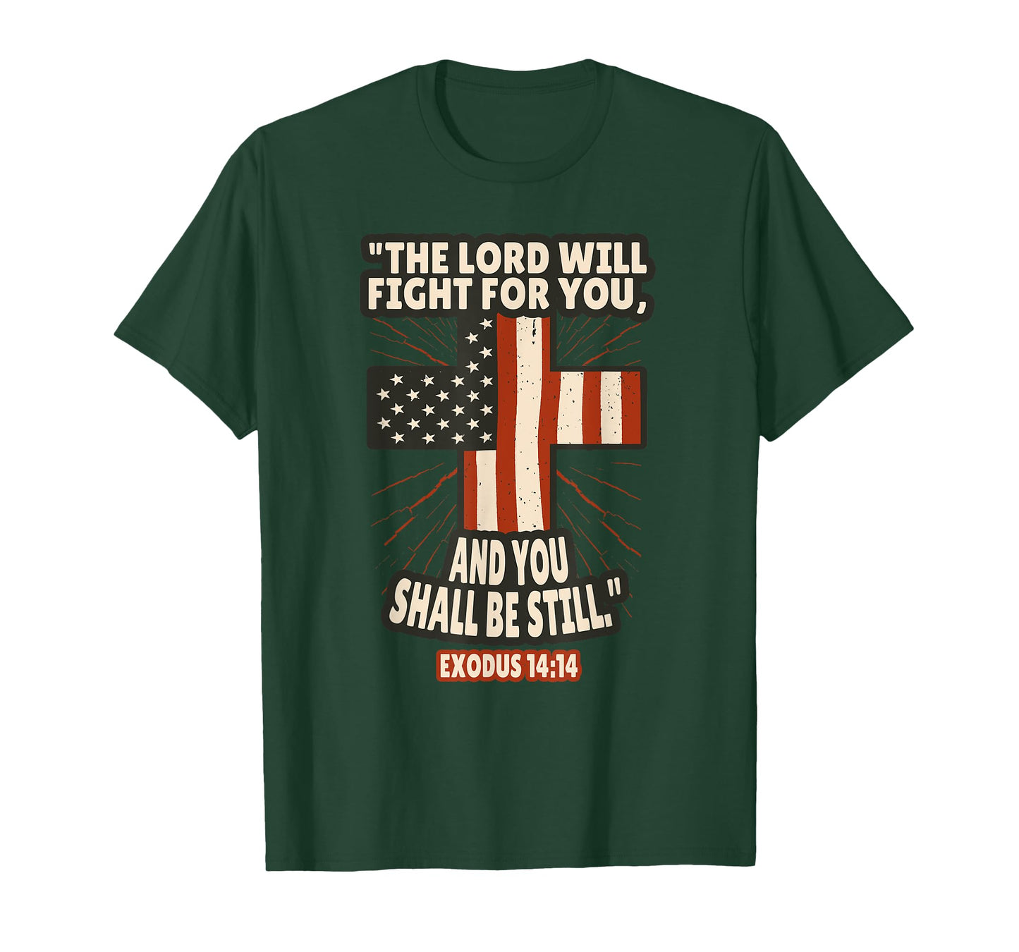 Exodus 14:14 Bible Verses Scripture T-Shirt