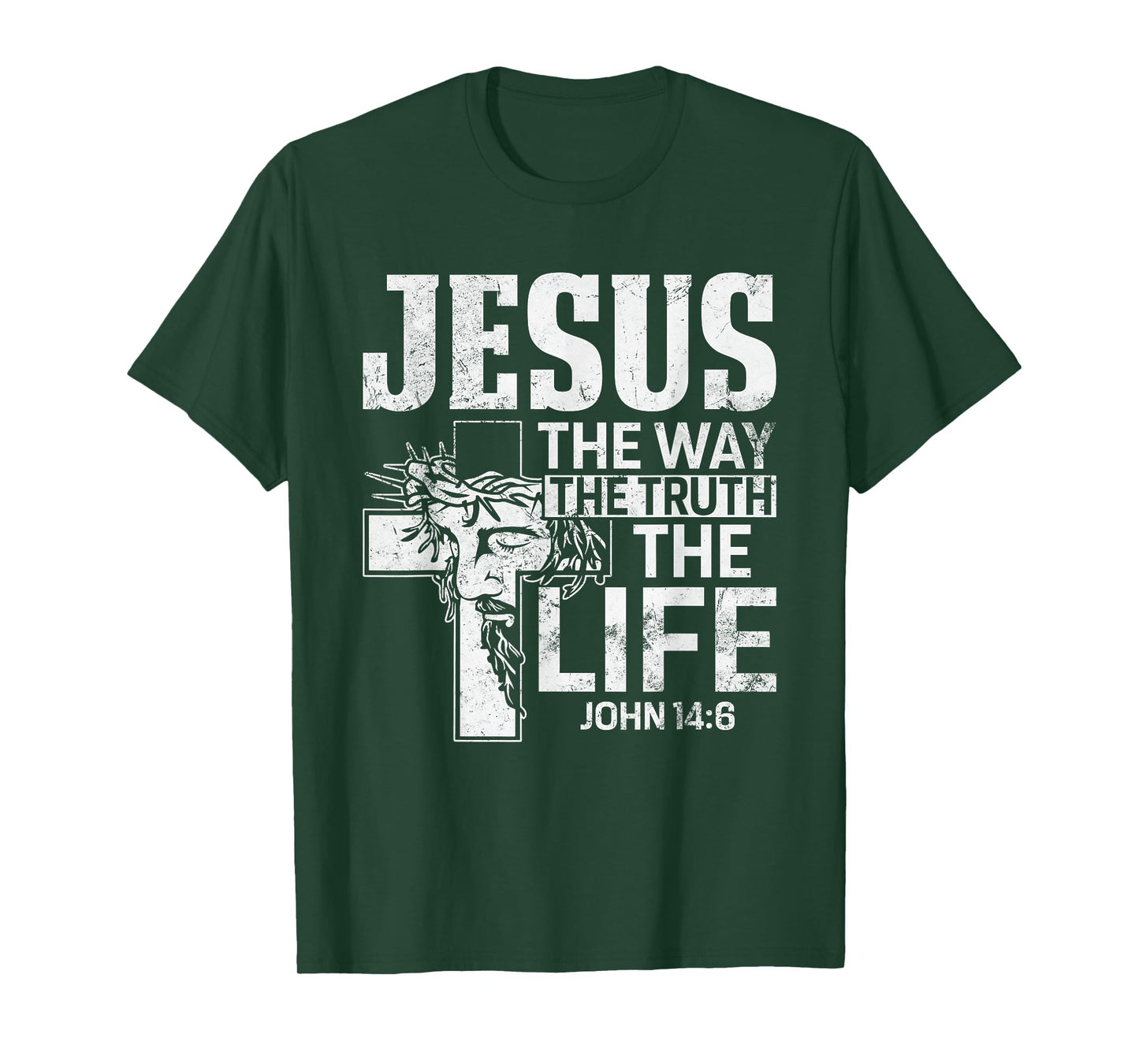 Jesus the Way the Truth the Life John 14:6 Christian T-Shirt