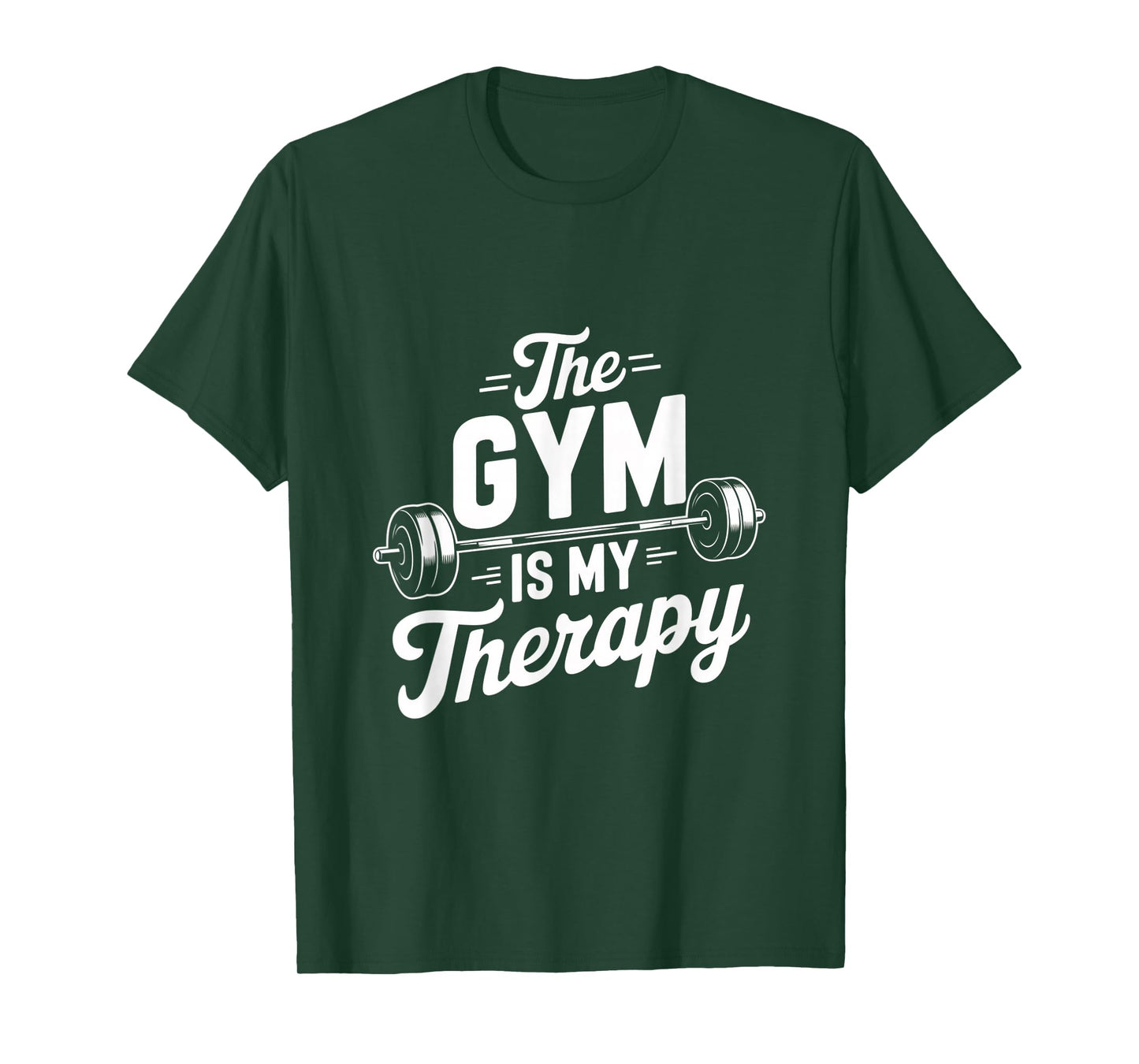 For Gym Lovers Funny Gym Quotes The Gym Is My Therapy T-Shirt