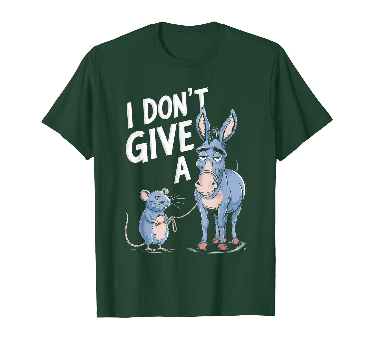 I Dont Give A Rats Donkey T-Shirt