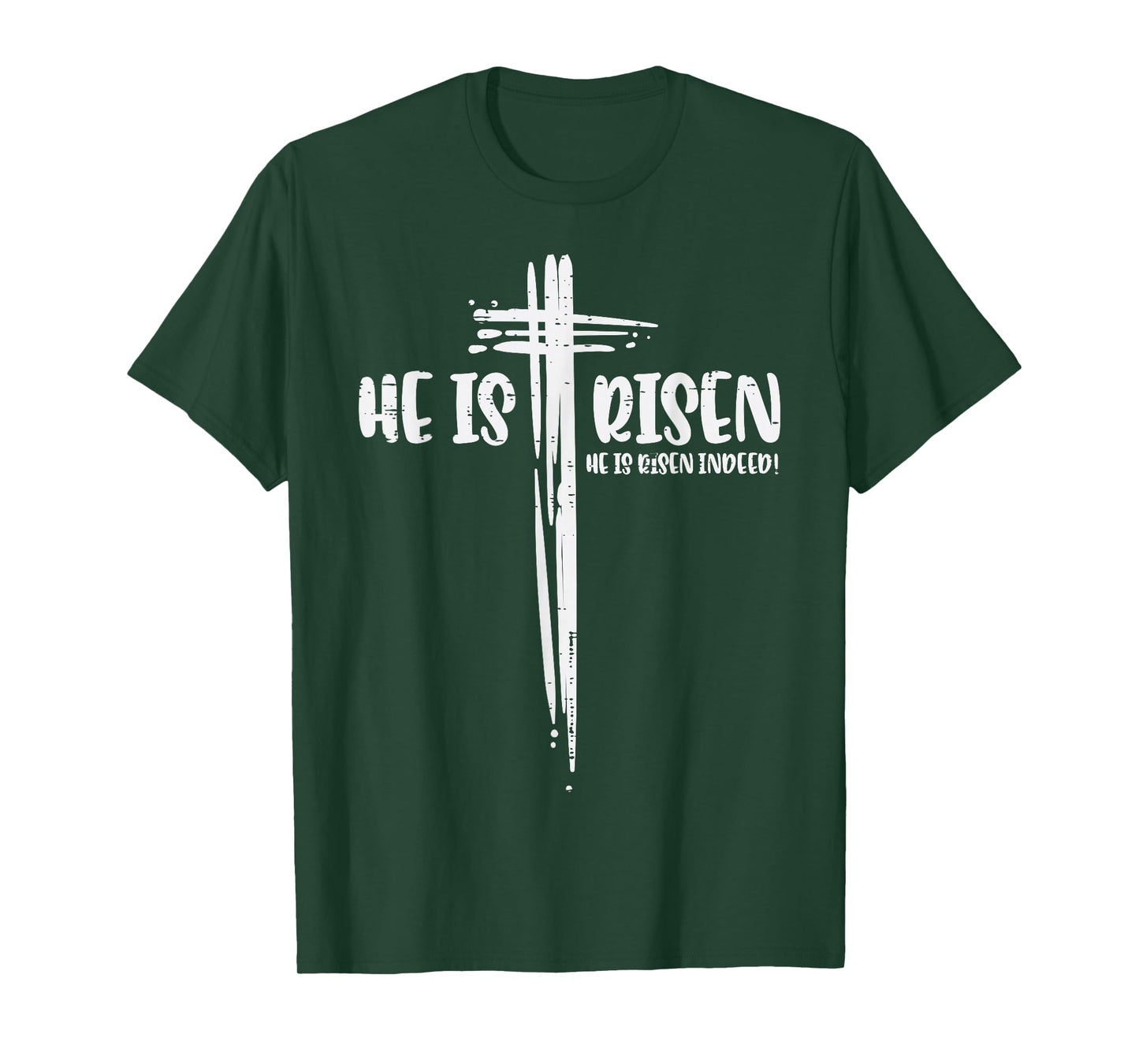 Easter Jesus He Is Risen Indeed Religious Christian Women T-Shirt