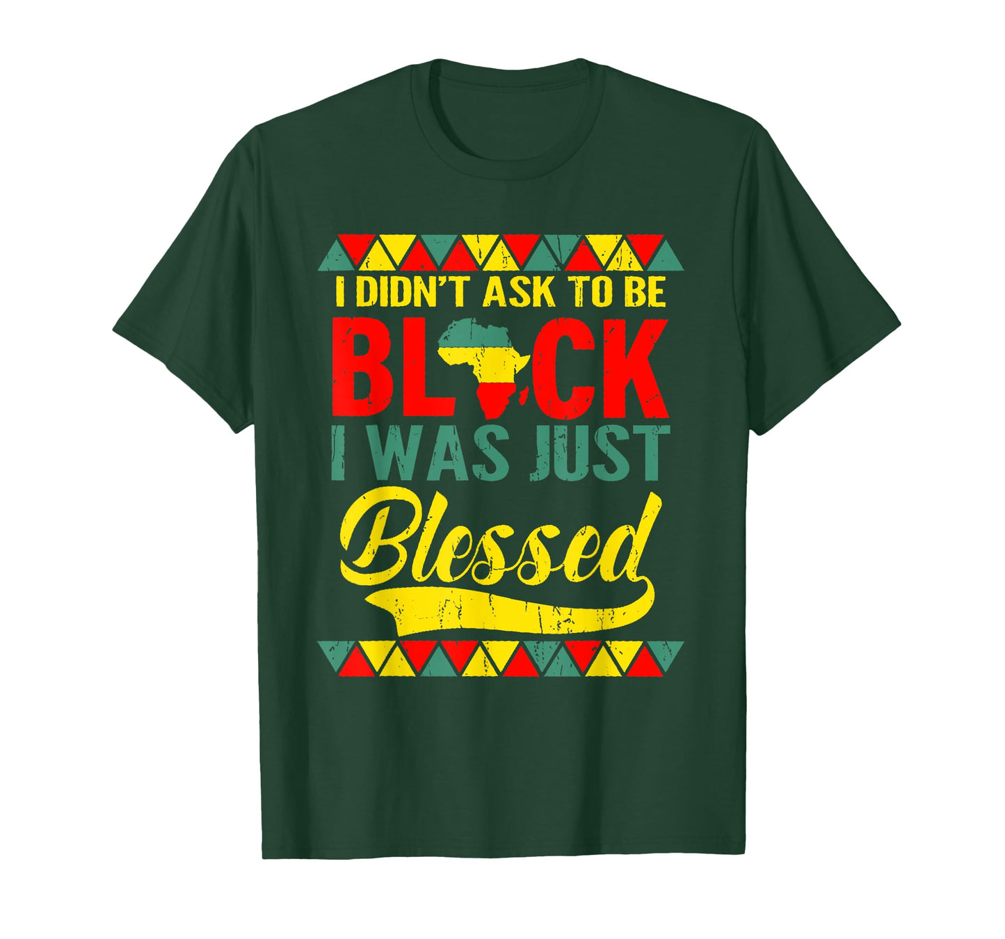 Christian Jesus I Didn't Ask To Be Black I Was Just Blessed T-Shirt