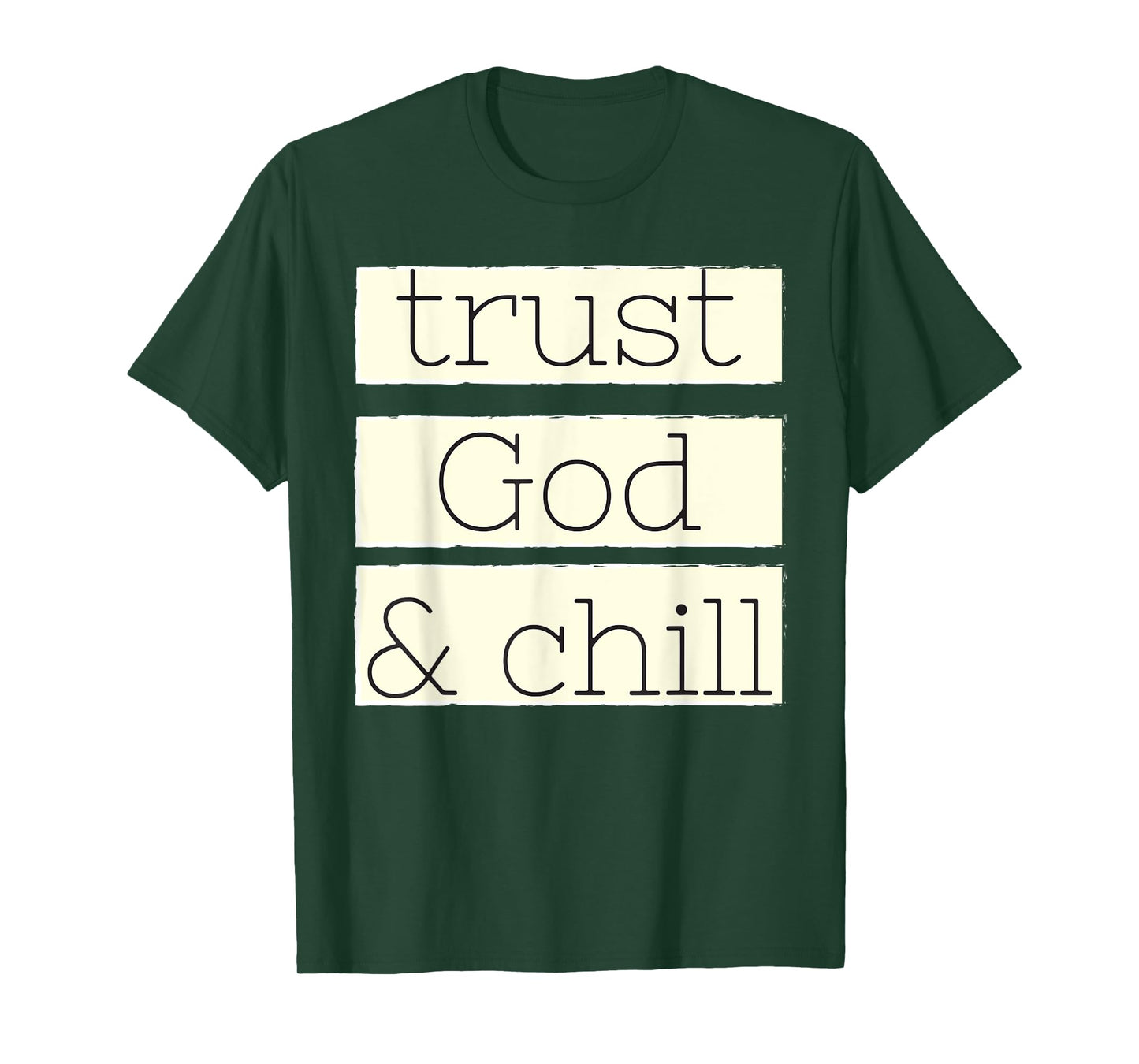 Trust God and Chill Religious Faith Vintage Christian T-Shirt