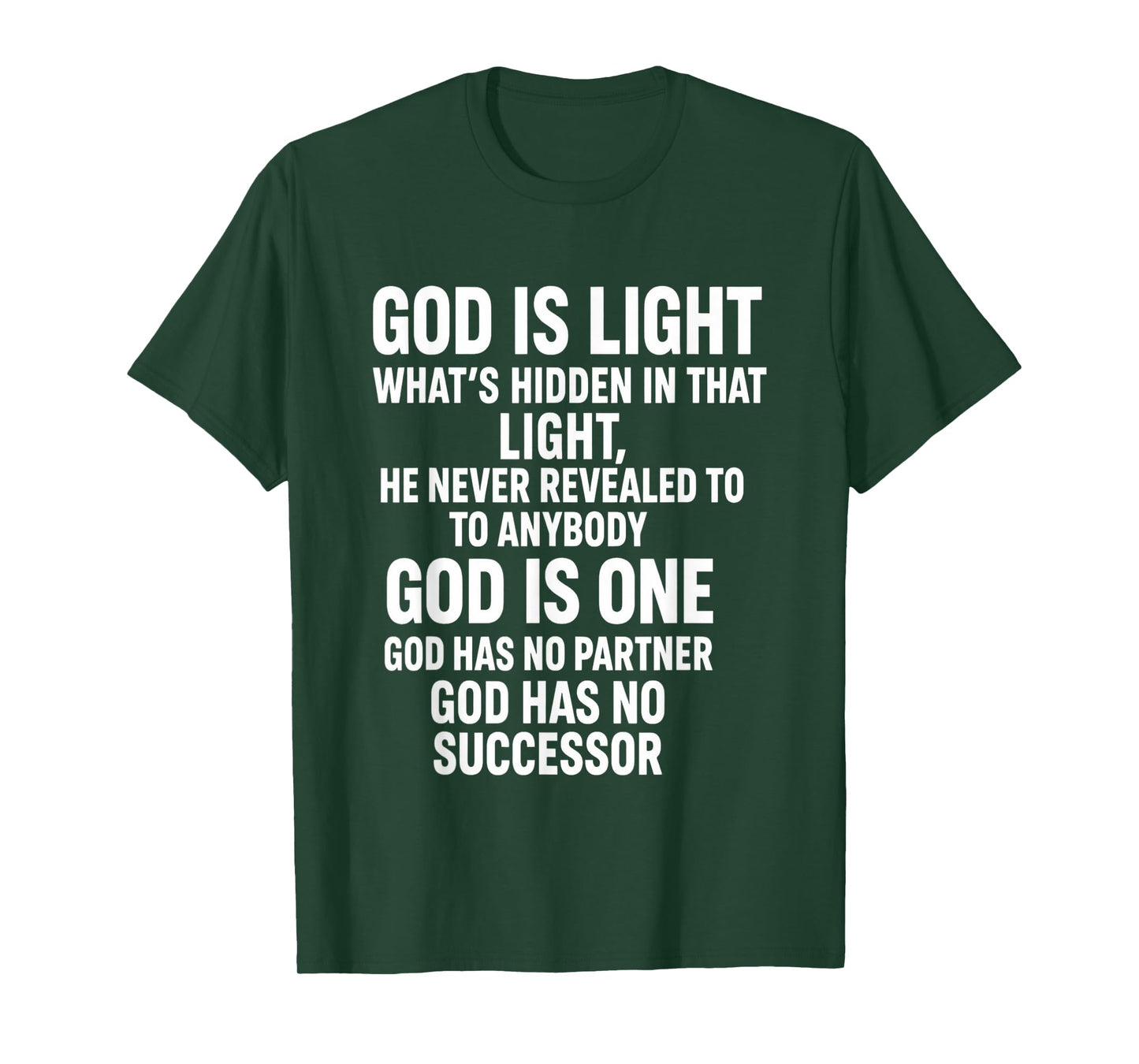 God is Light The Unseen Truth Beyond Revelation T-Shirt