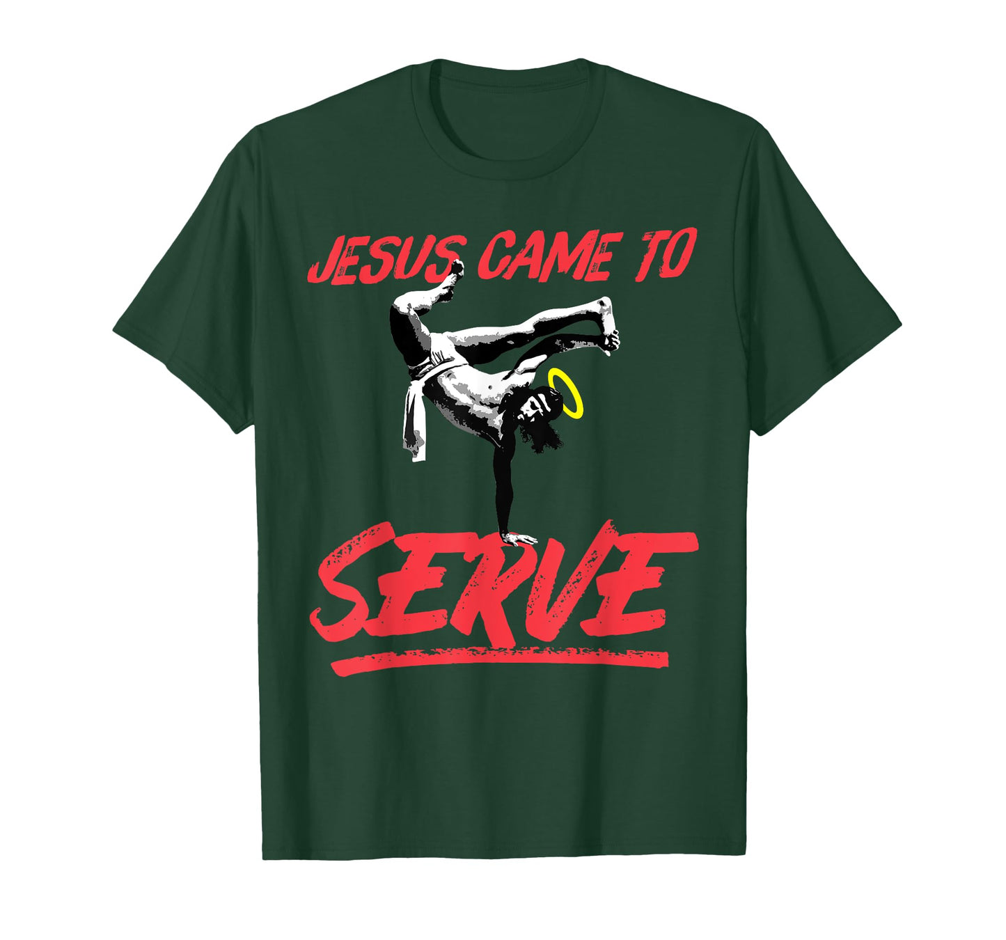 Jesus Came to Serve- Funny Trendy Jesus Meme Tshirt T-Shirt