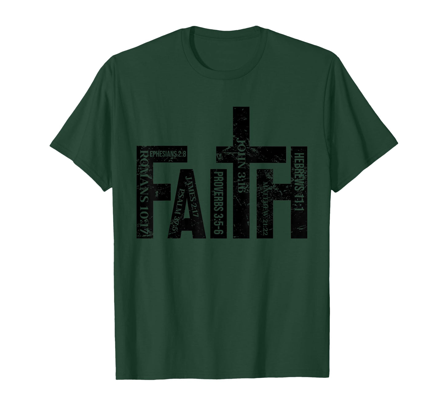 Retro Faith Christian - Faith Based Bible Verse Religious T-Shirt
