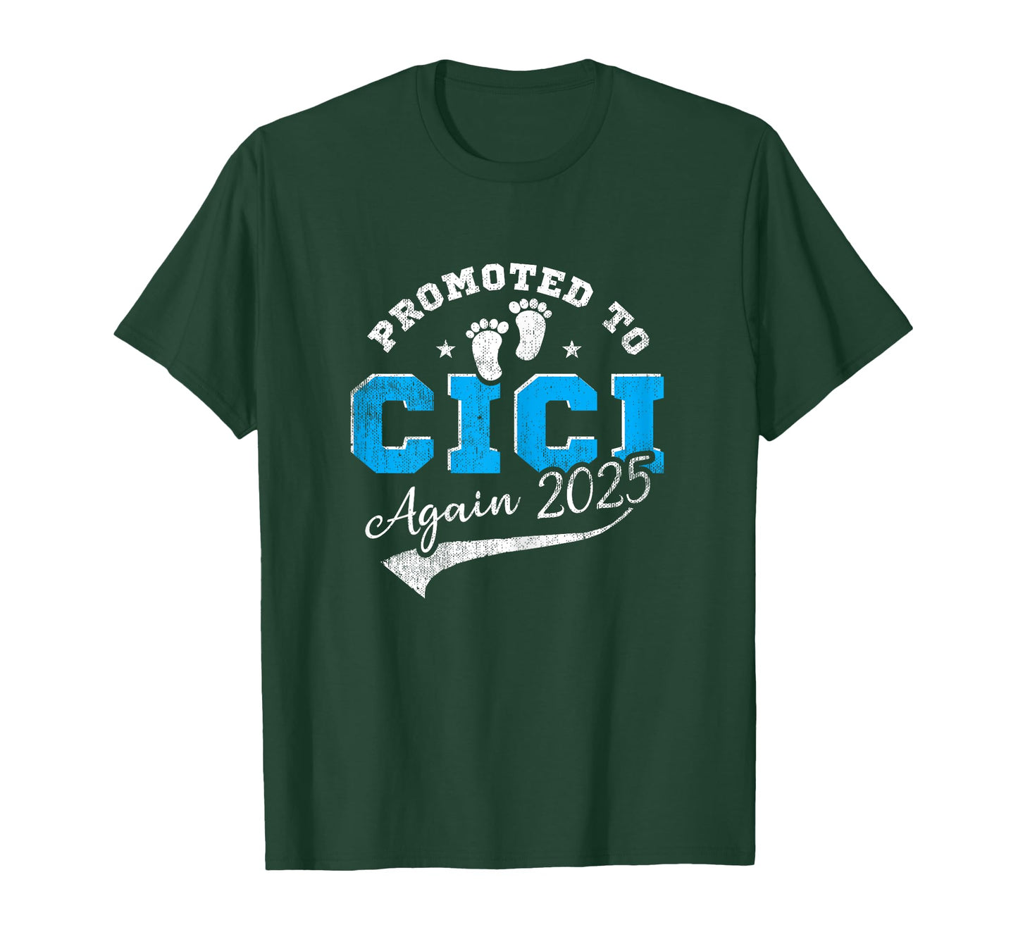 Promoted To Cici Again 2025 Grandma 2nd Time Announce T-Shirt