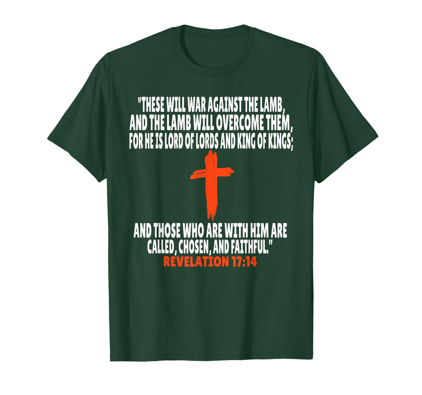 Revelation 17:14 Bible Verses Scripture T-Shirt