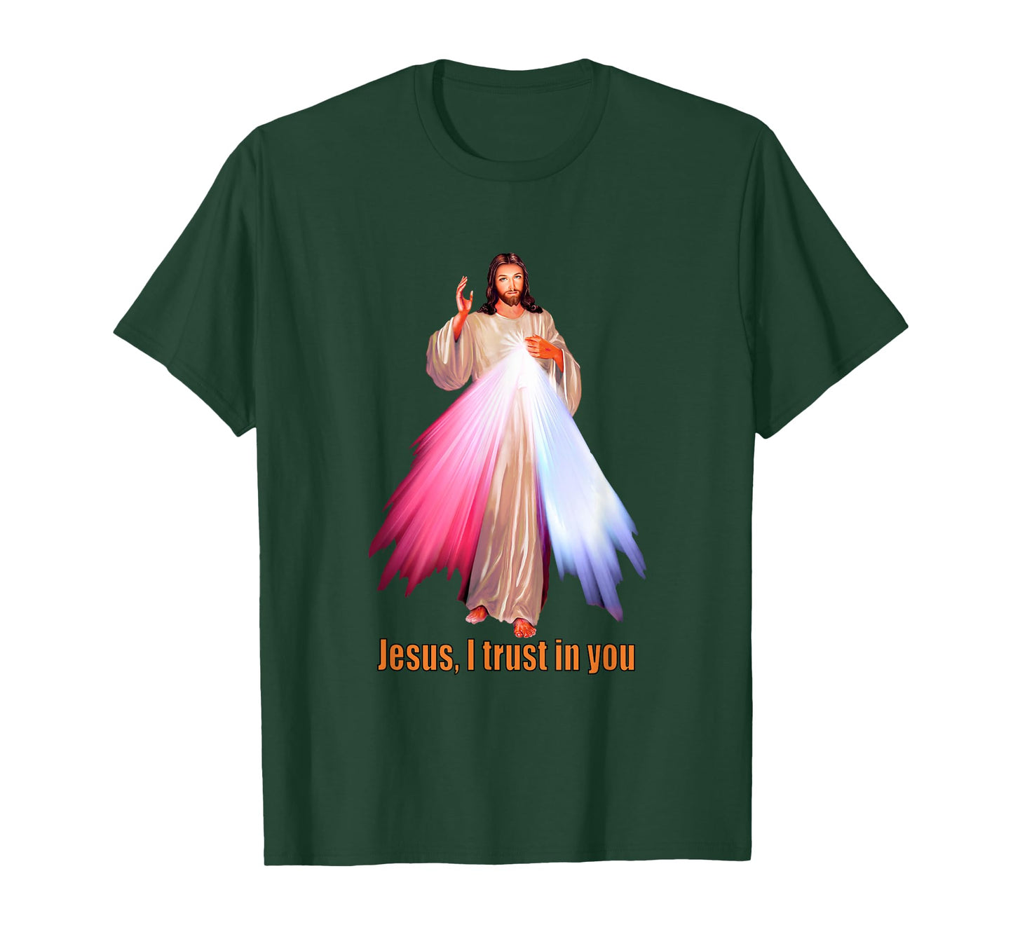 Jesus I trust in You Divine Mercy Image T-Shirt