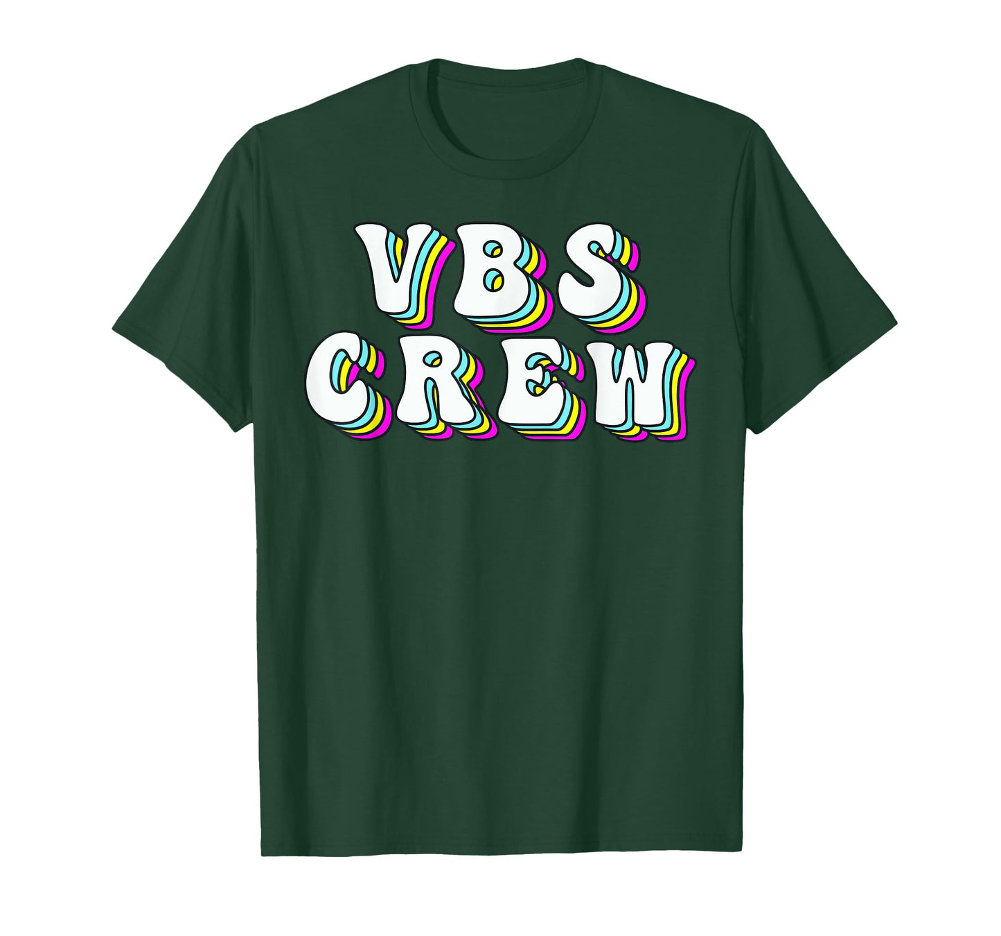 Retro VBS Crew VBS 2024 Vacation Bible School Christian T-Shirt