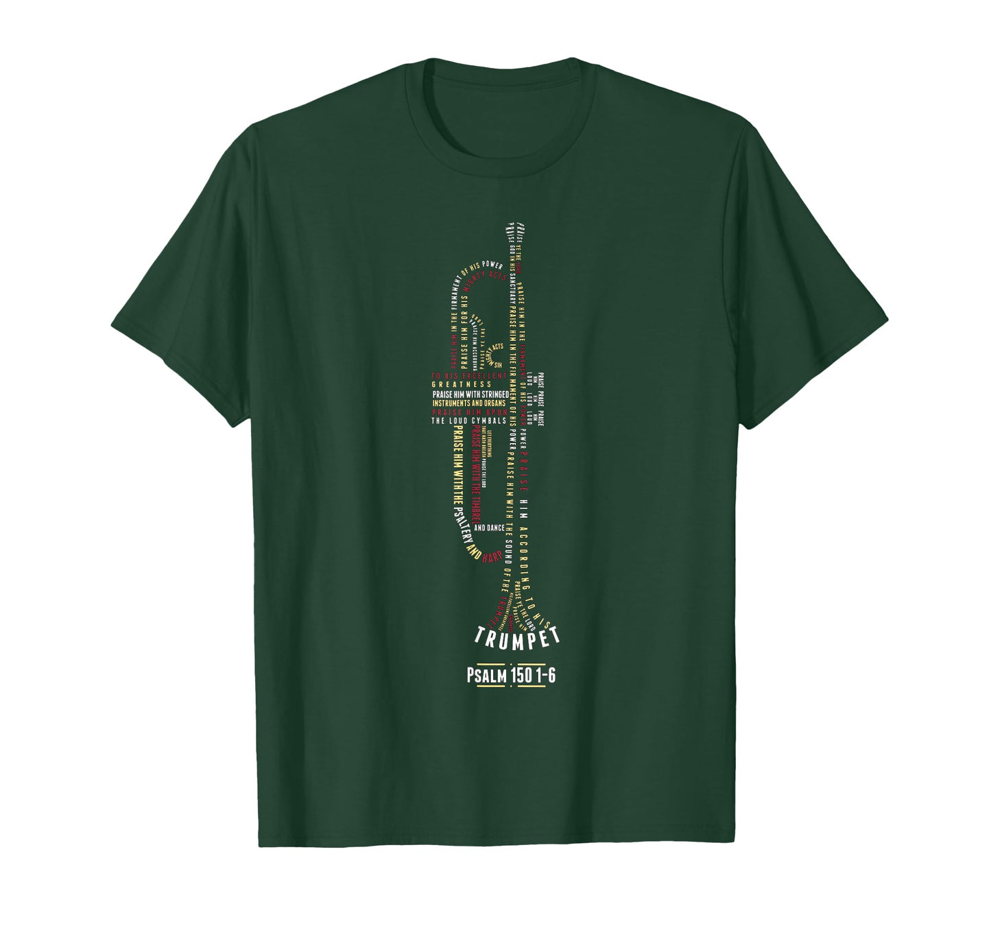 Praise Him With Strings Psalm 150 For Trumpet Player T-Shirt