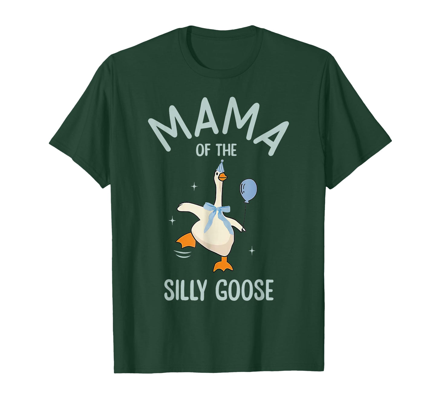 Silly Mama Silly Goose Mom Birthday Family Matching Party T-Shirt