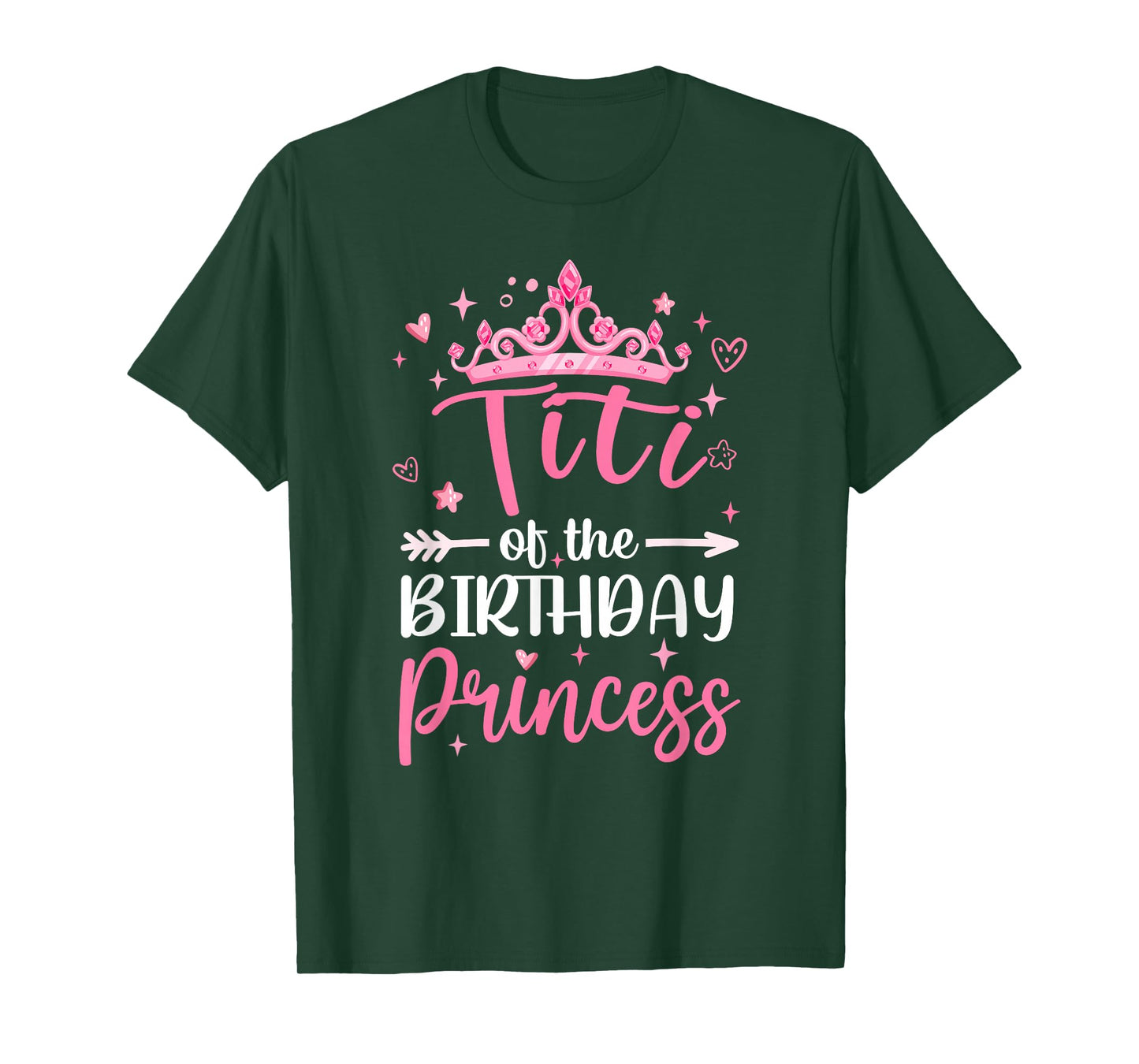 Titi Of The Birthday Princess Birthday Girl Kid Family T-Shirt