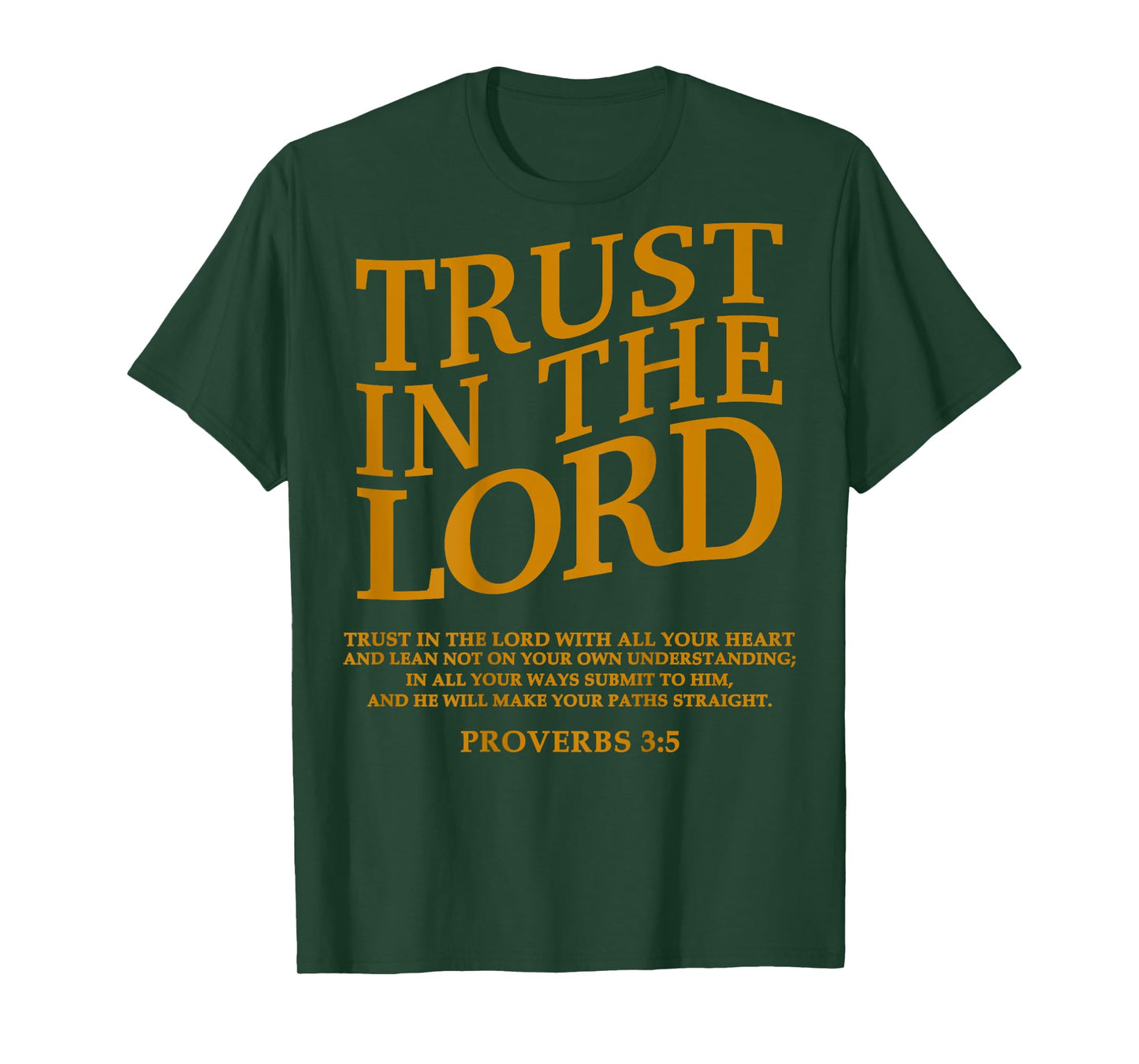 Trust In The Lord Christian Jesus Teen Girl Women Youth God T-Shirt
