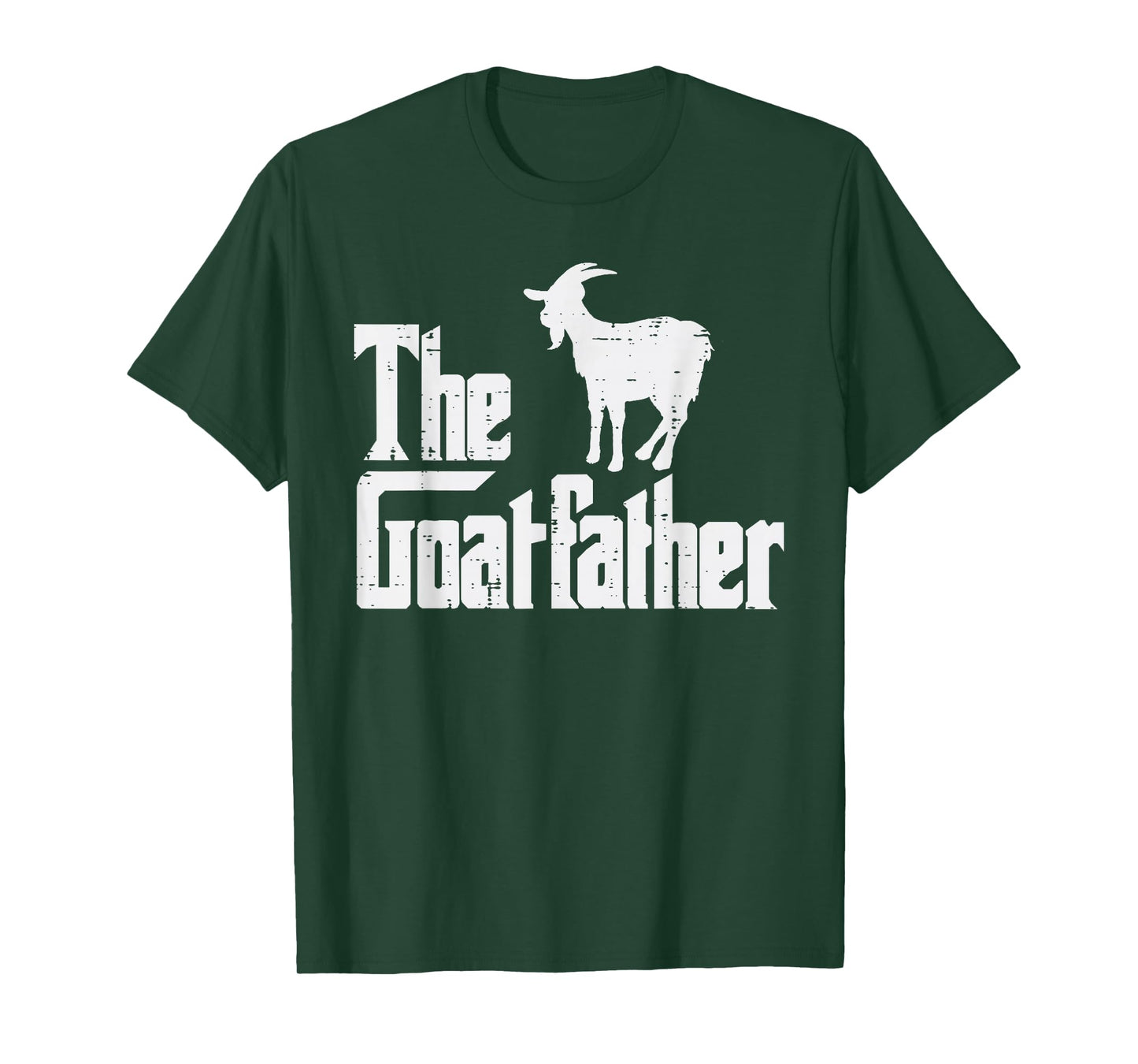 Goat Shirts Farm Animal Men Women Kids The Goat Father Funny Fathers Day Parody Farmer Dad Papa Men T-Shirt