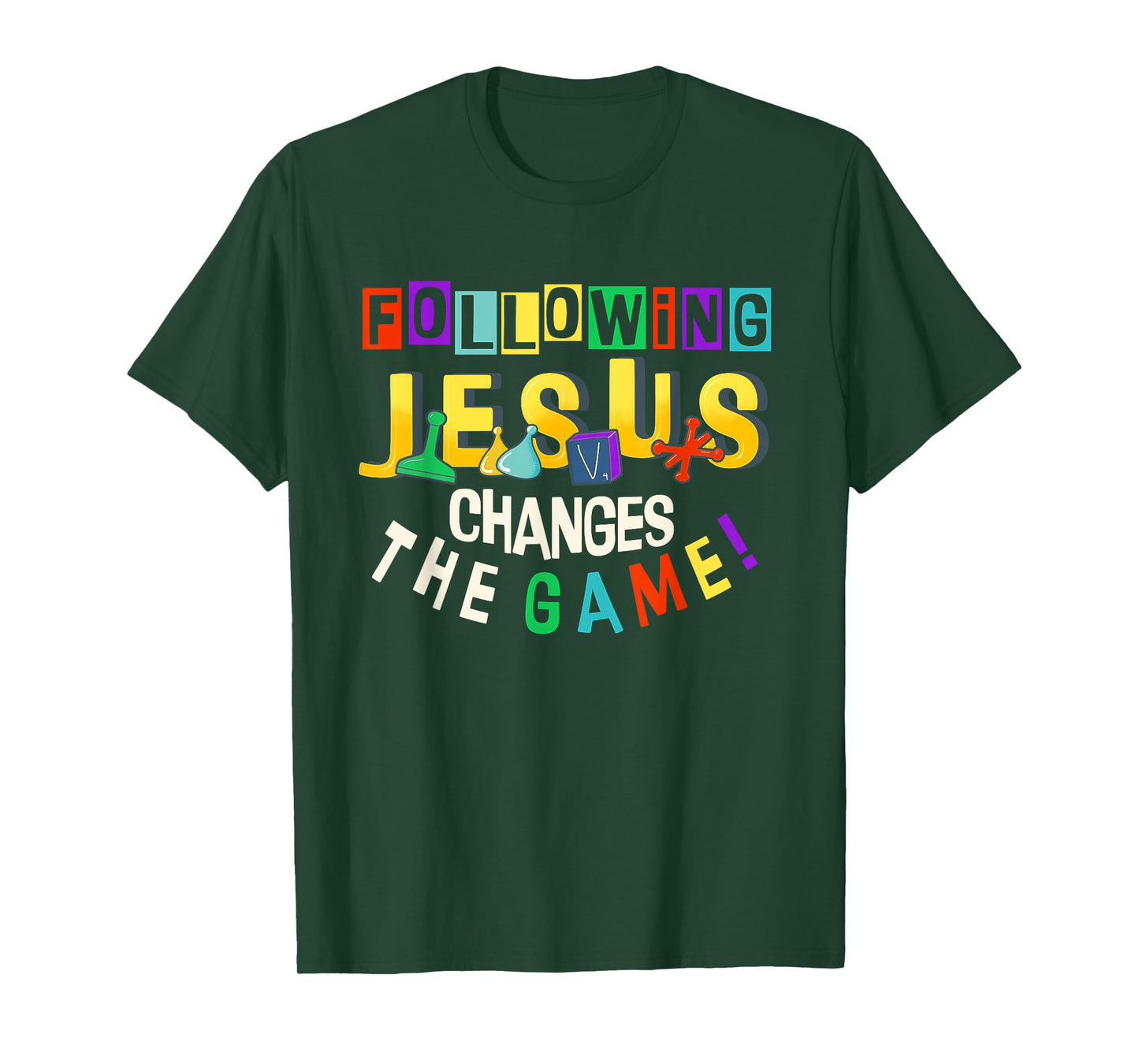 Following Jesus Changes The Game Vacation Bible School Crew T-Shirt