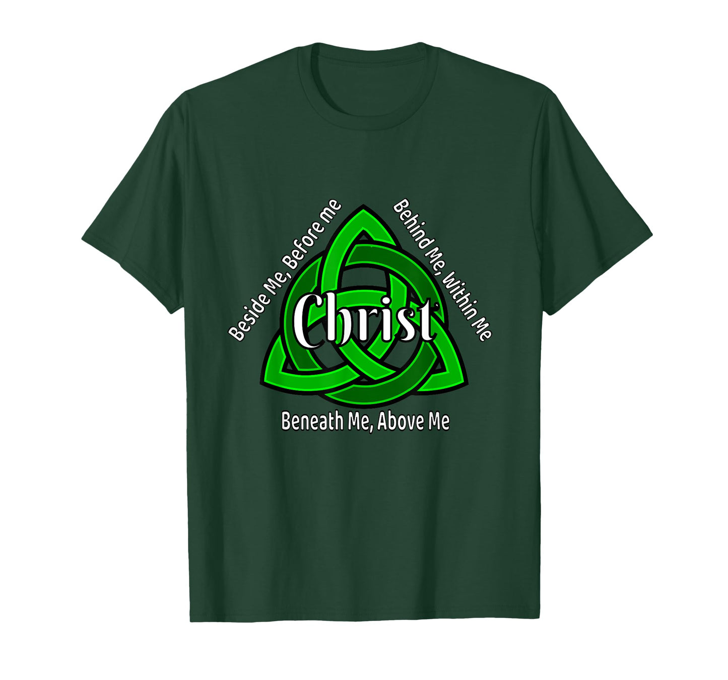 Celtic Trinity Knot Shirt St Patricks Prayer Christian Gifts T-Shirt