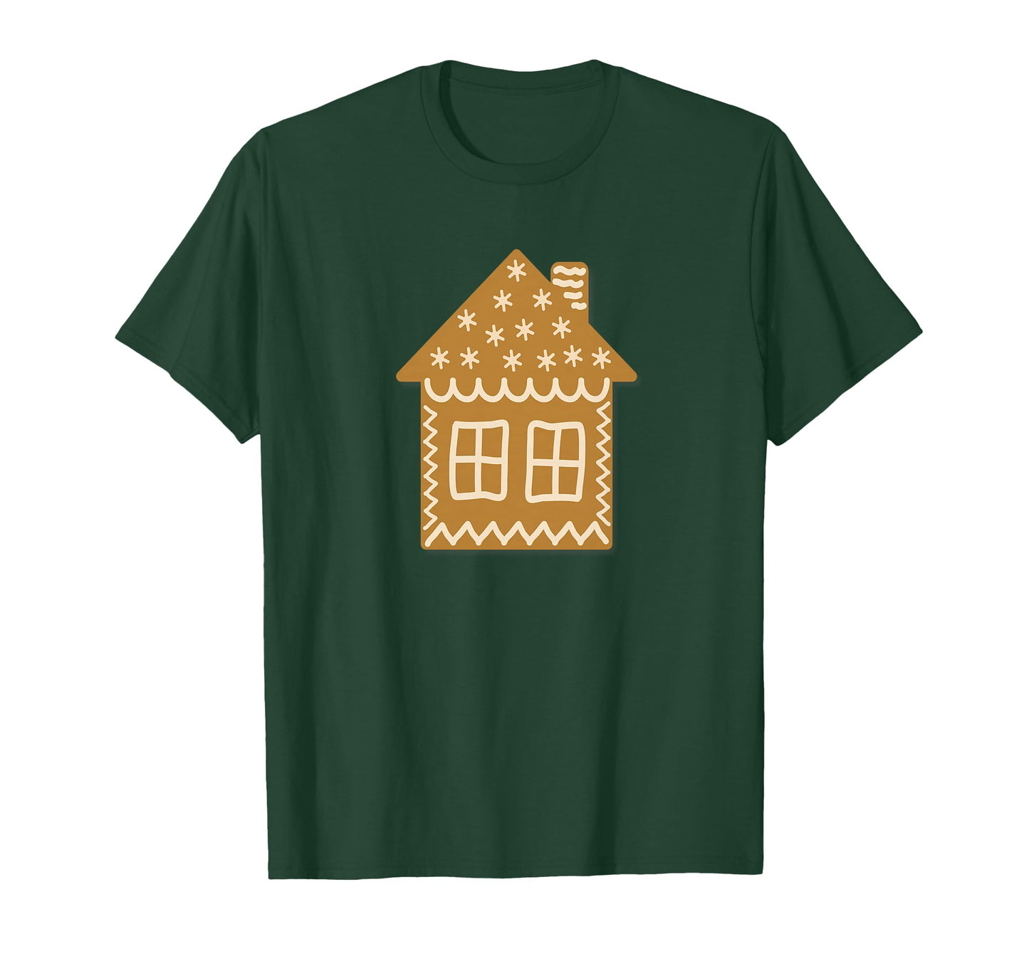 Gingerbread House Christmas Party Christian Cute Pretty T-Shirt