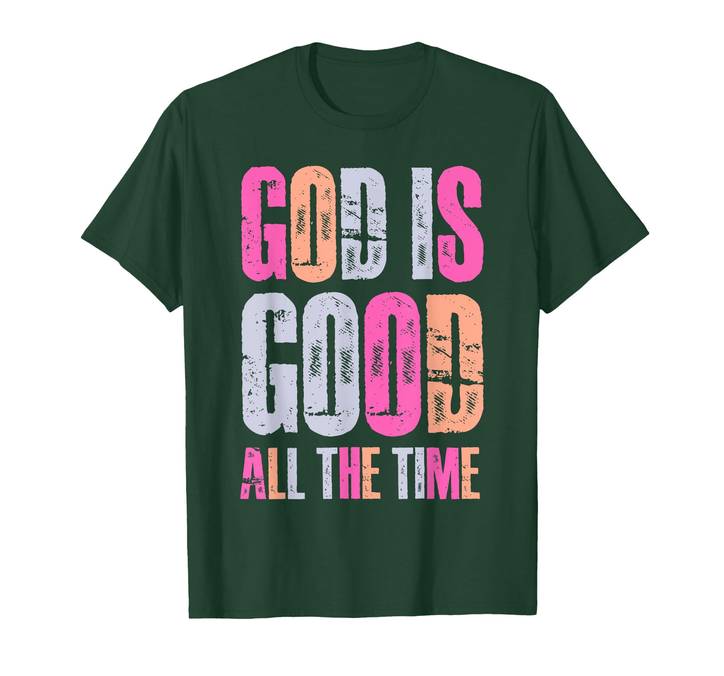God is Good All The Time Religious Christian Jesus Vintage T-Shirt