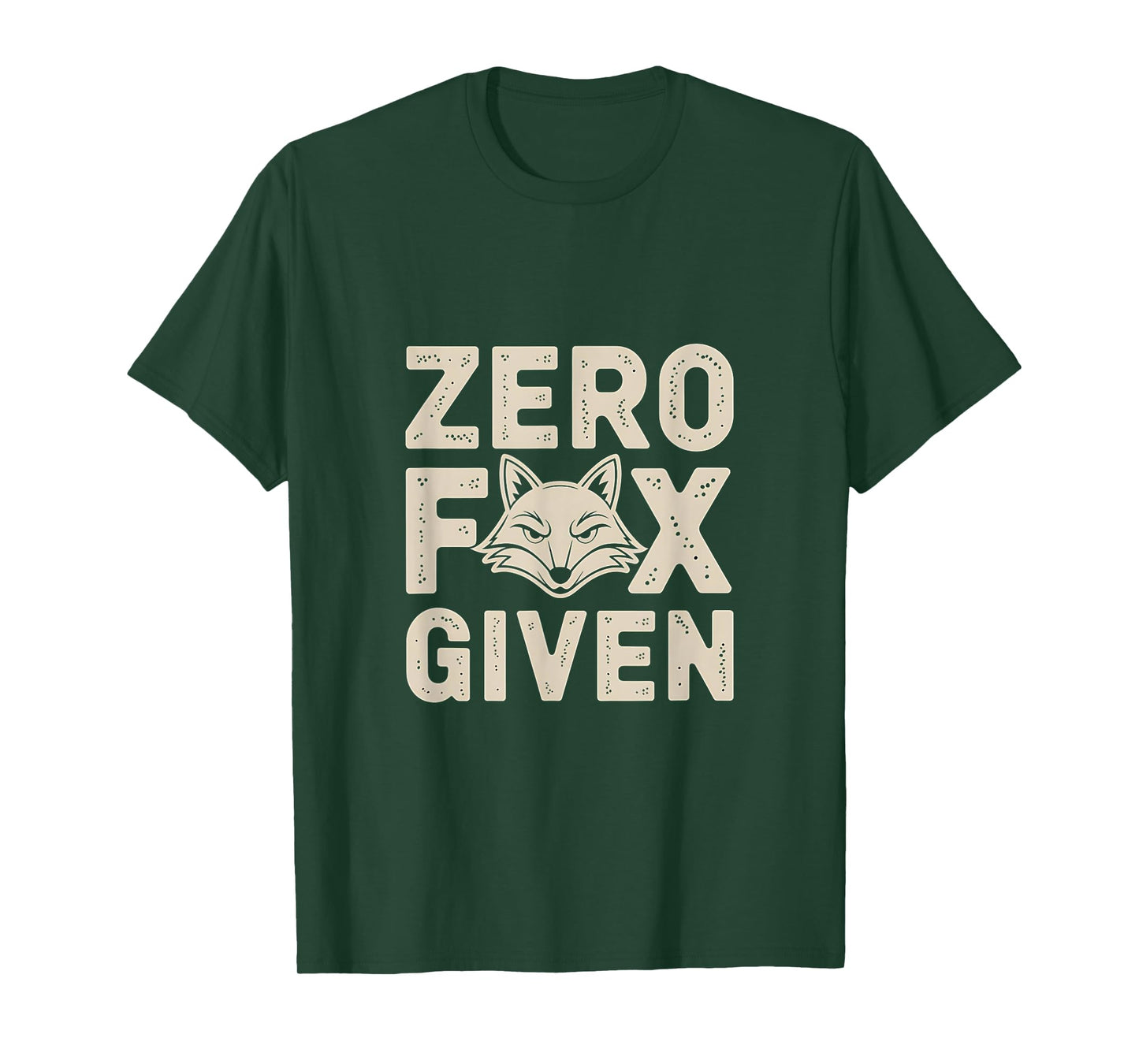 Zero Fox Given Vintage Retro Funny Animal Sarcastic T-Shirt