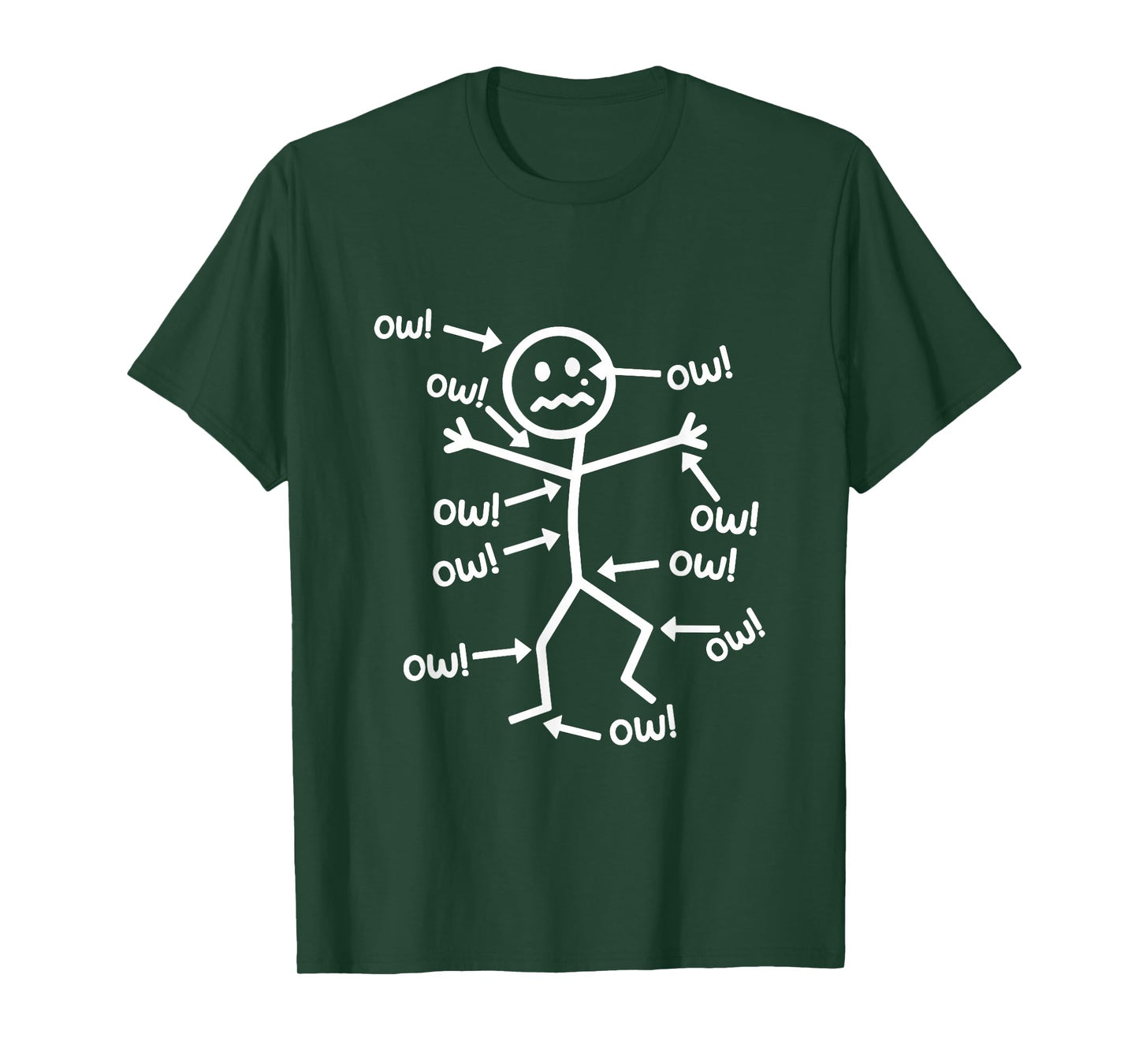 Funny Ow Ow Ow Ow Ow Ow Ow Character For Boys Girls Women T-Shirt