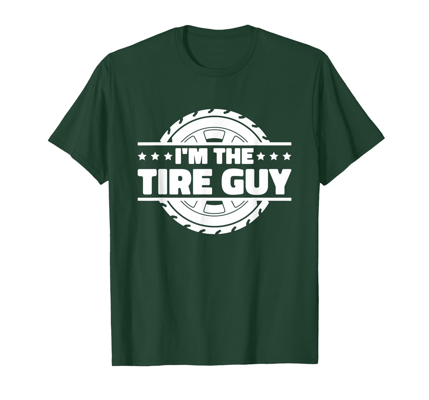 Tire Tech Technician & Tire Changer Quotes T-Shirt, Unisex-Adults, Tire Technician, Short Sleeve, Black, Small