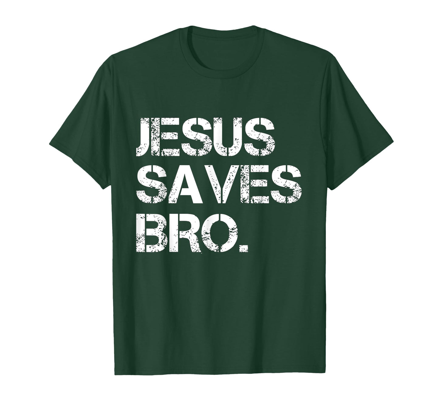 Jesus Saves Bro - Vintage Funny Christian Religion T-Shirt