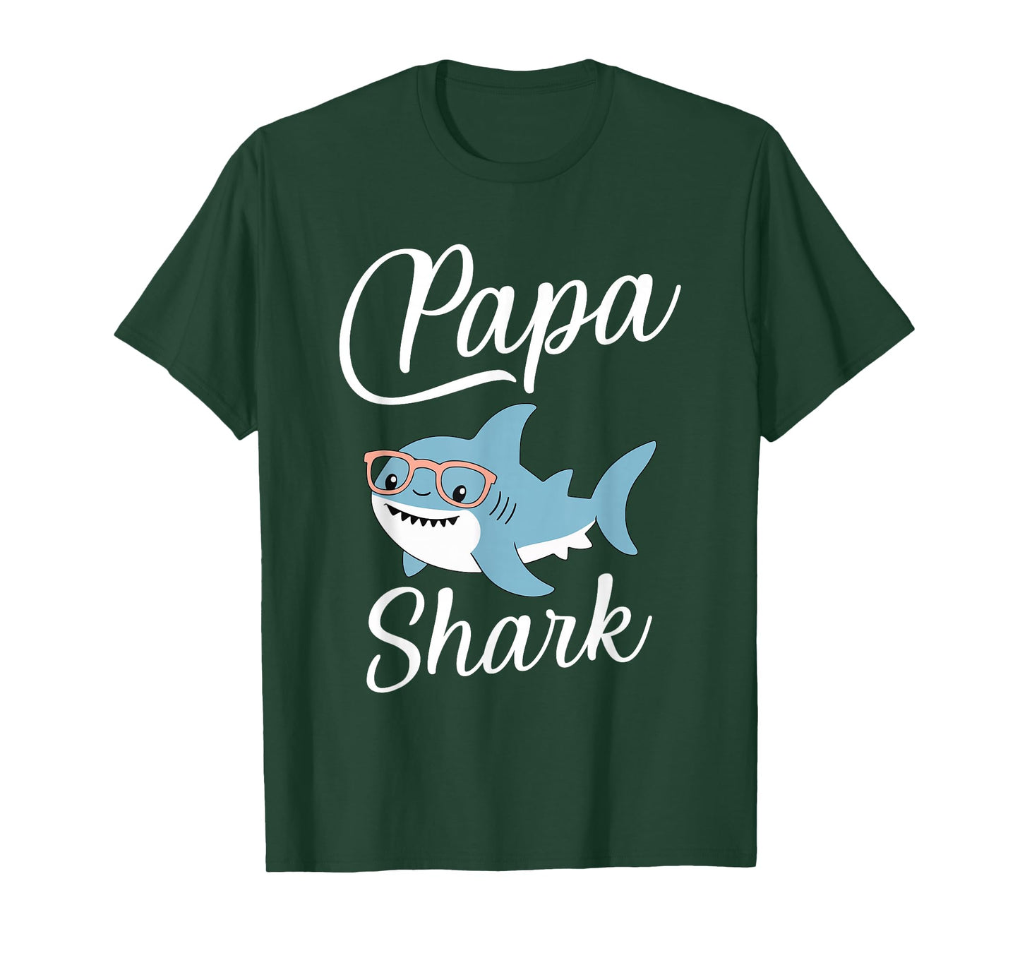 Papa Shark Funny Matching Family Grandpa T-Shirt