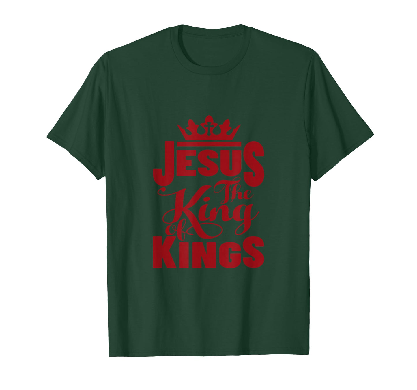 Jesus is My King – Bold Faith and Strength Design T-Shirt