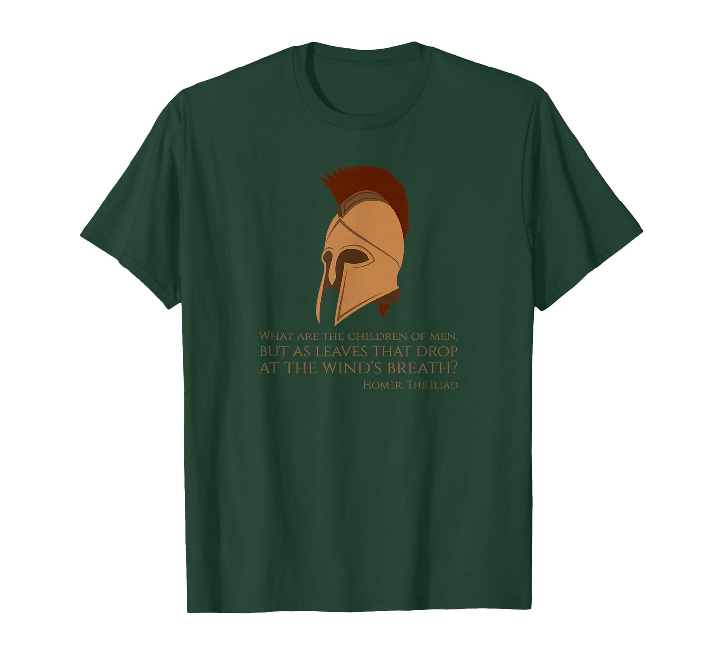The Iliad Trojan War - Archaic Greek Quote - Epic Mythology T-Shirt