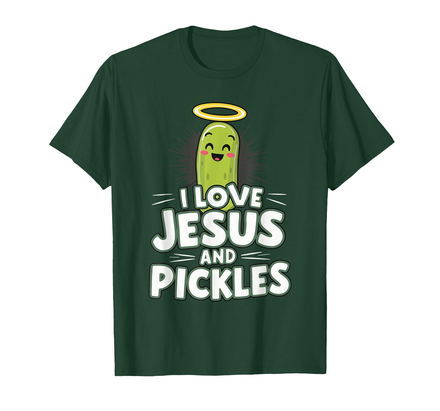 I Love Jesus And Pickles T-Shirt