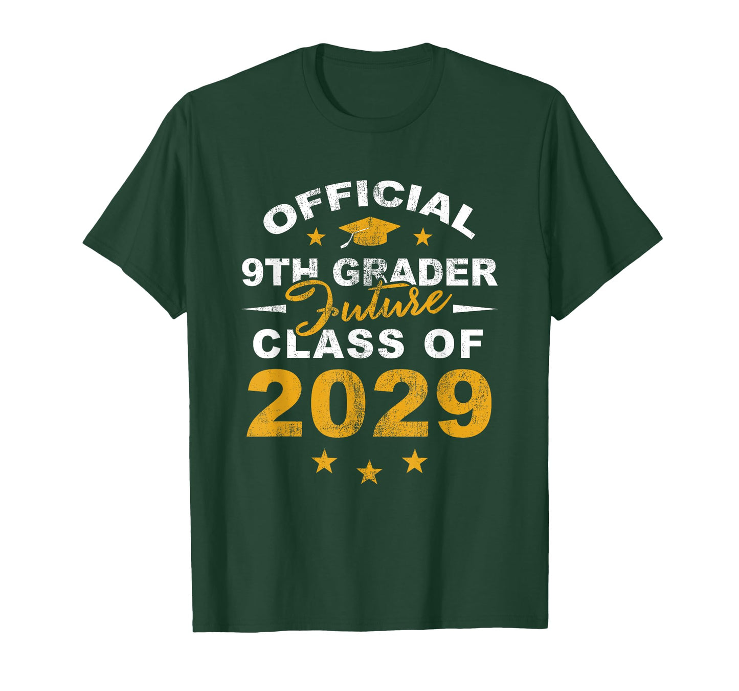 Official 9th Grader Future Class of 2029 First Day School T-Shirt