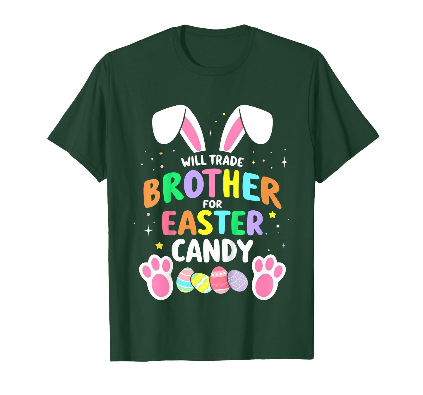 Kids Will trade brother for easter candy funny girls toddler T-Shirt