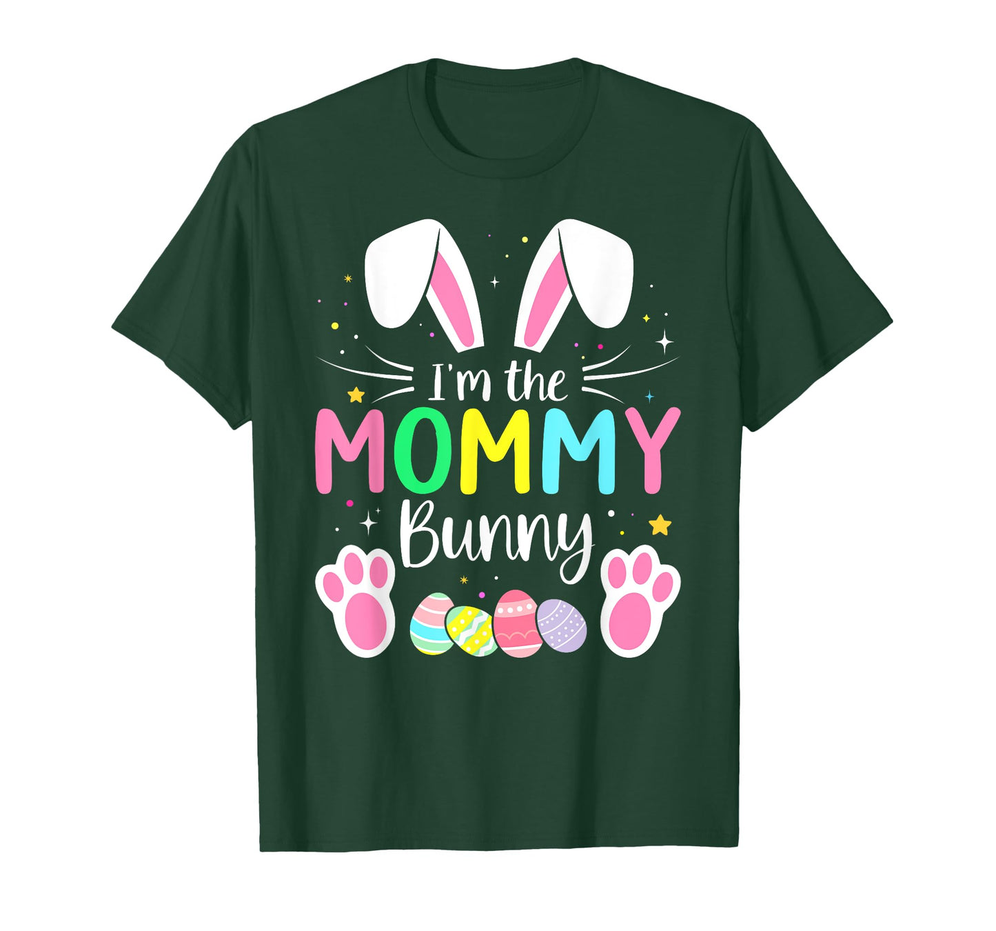 Im the mommy bunny funny matching easter family T-Shirt