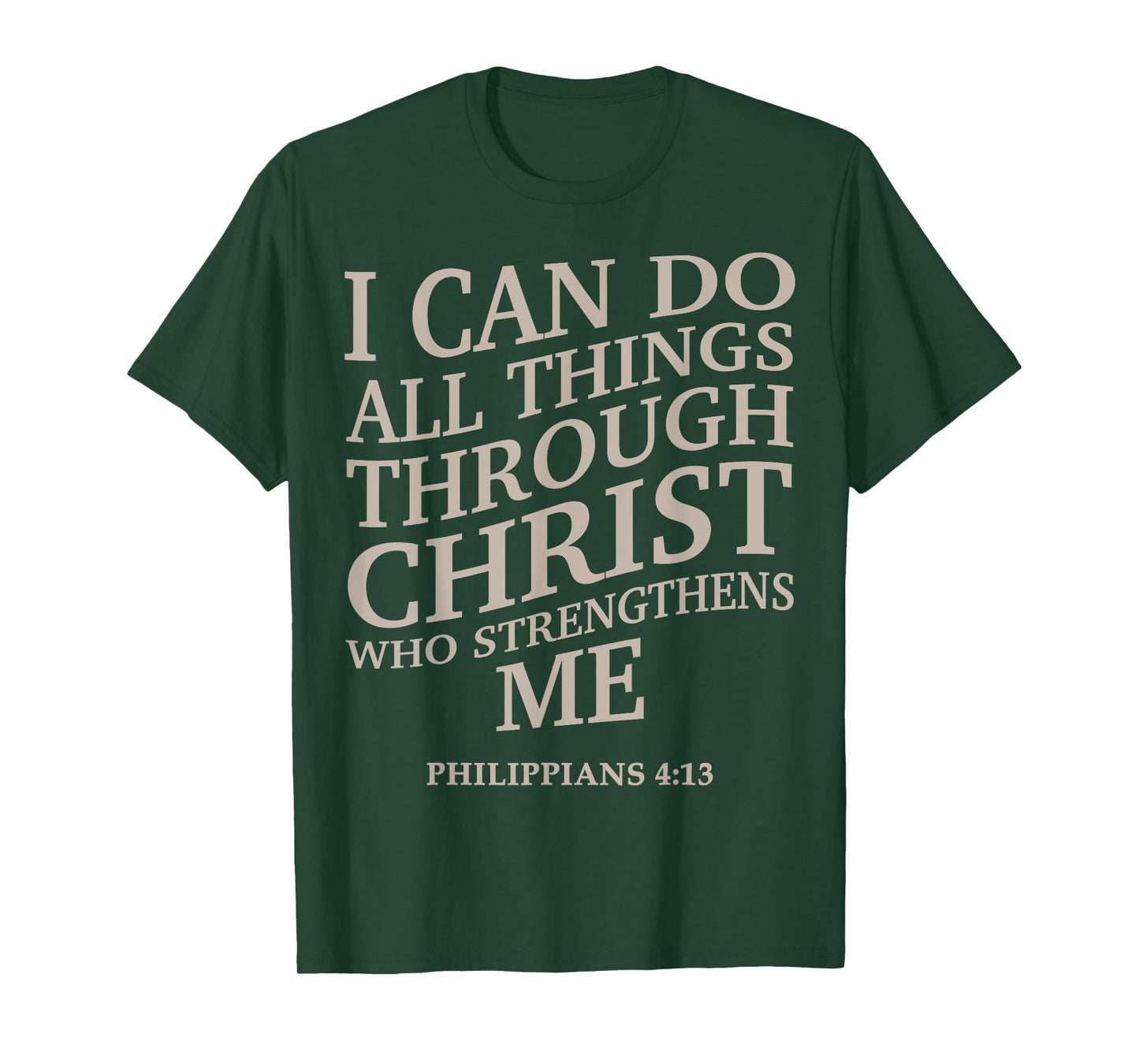 I Can Do All Things Through Christ Christian Youth Teen Girl T-Shirt