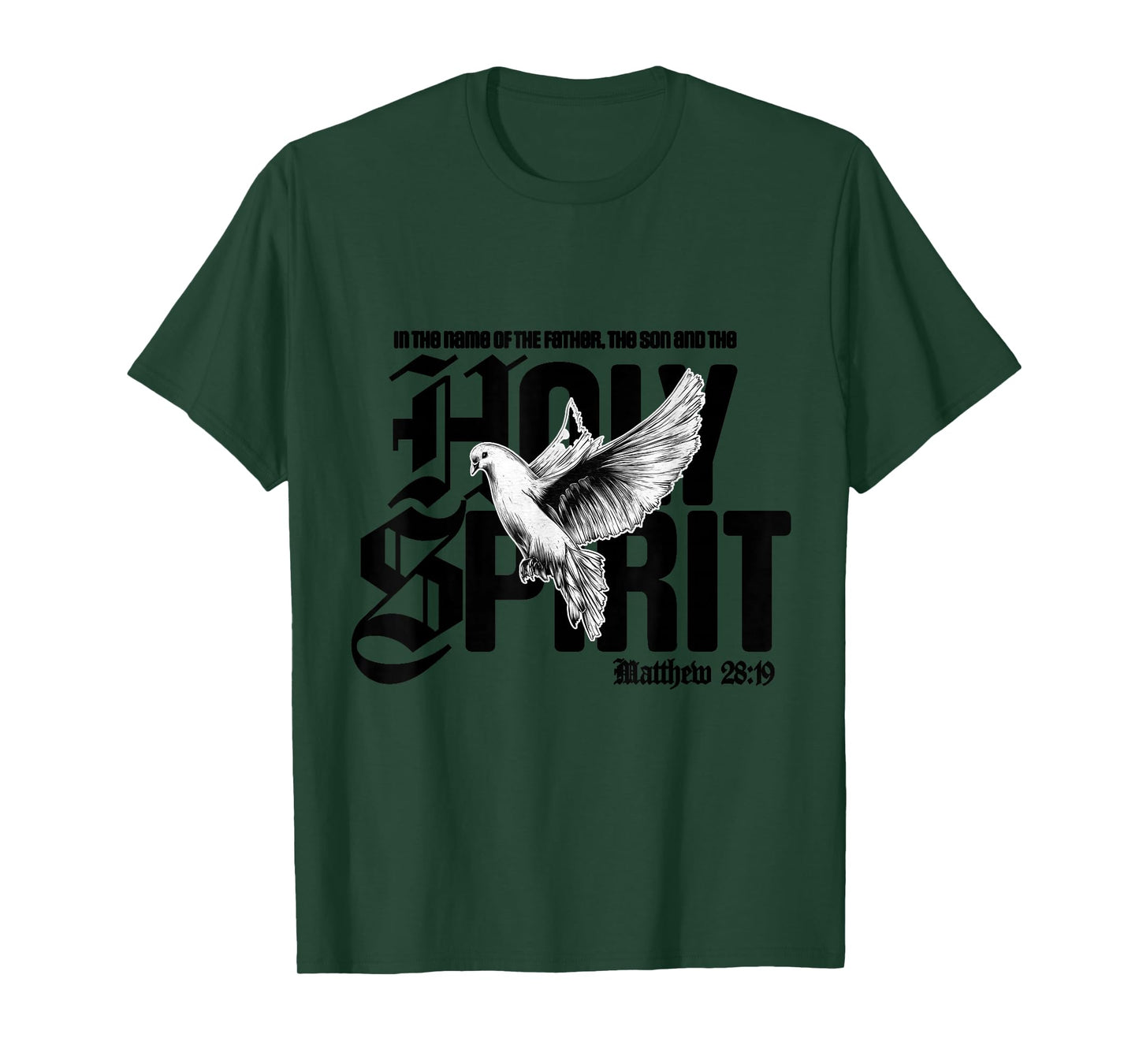 The Trinity - Holy Spirit Christian Modern Graphic T-Shirt