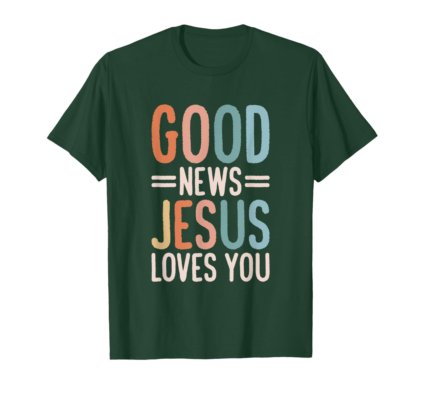 Good News Jesus Loves You Christian T-Shirt