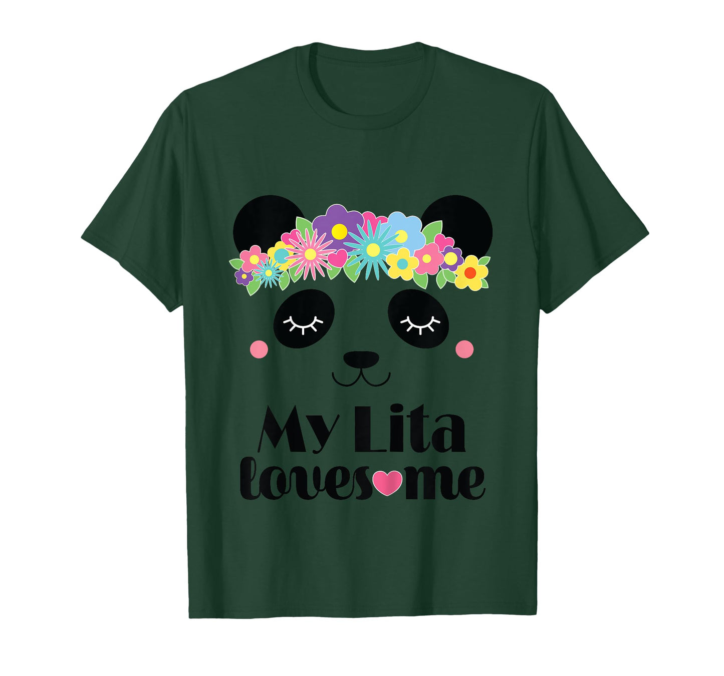 My Lita Loves Me Granddaughter Panda T-Shirt