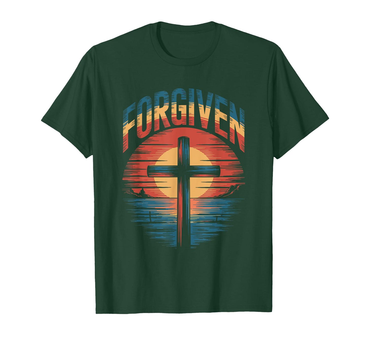 Forgiven Christian Faith Statement T Shirt Gift T-Shirt