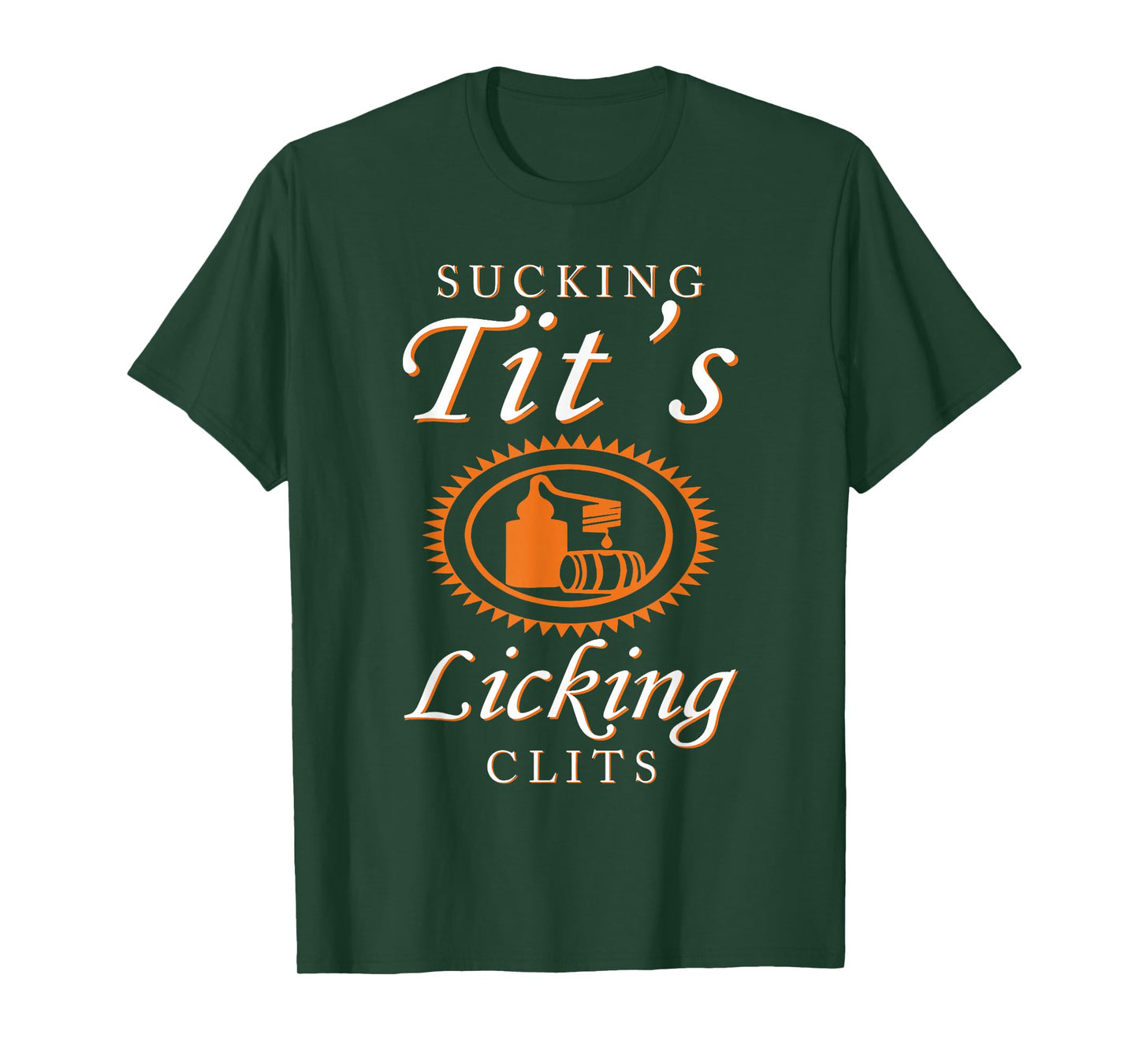 Women Sucking Tits Licking Funny Adult Joke Saying Quote T-Shirt