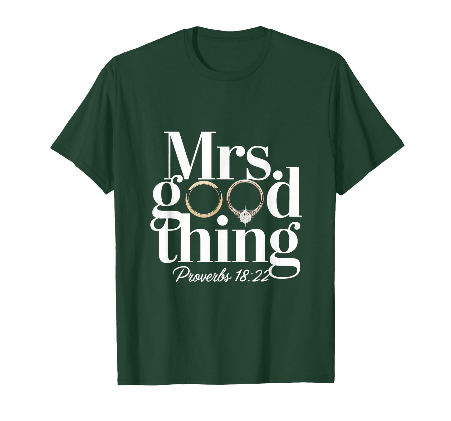 Mrs Good Thing Christian Proverbs Christian Couples T-Shirt