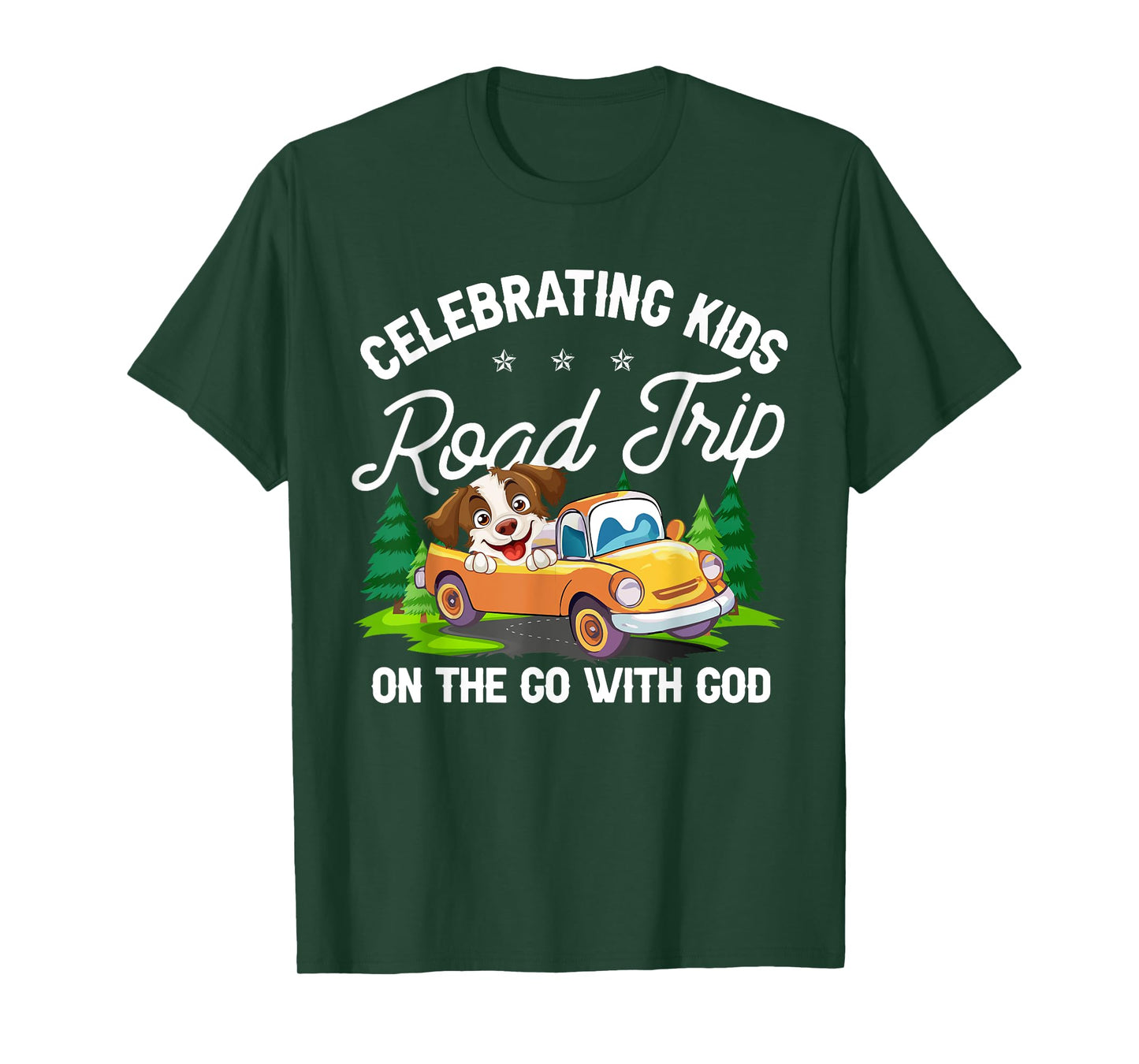 Celebrating Kids Road Trip On The Go With God VBS 2025 T-Shirt