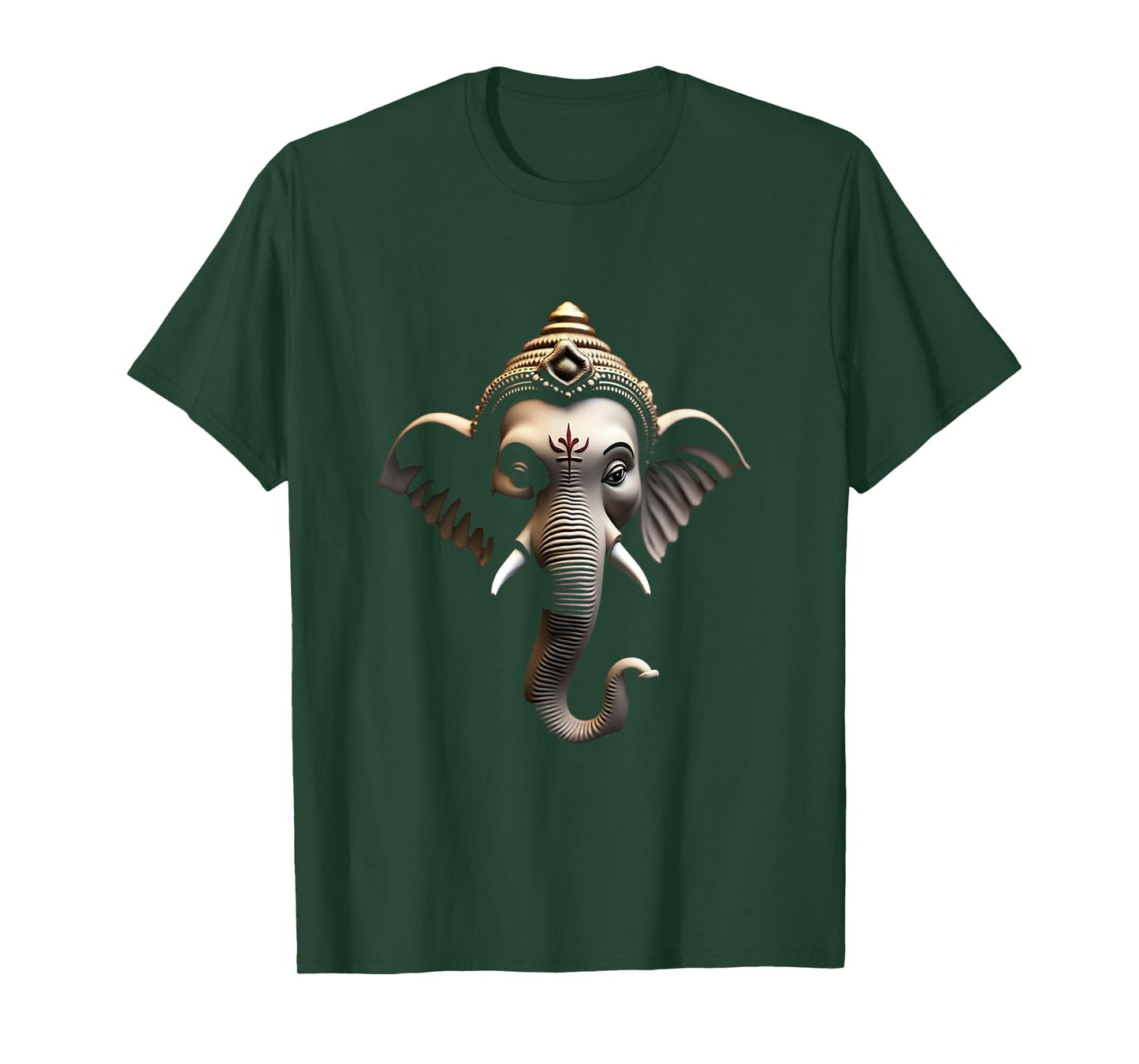 Ganesha Head Hindu God Art T-Shirt