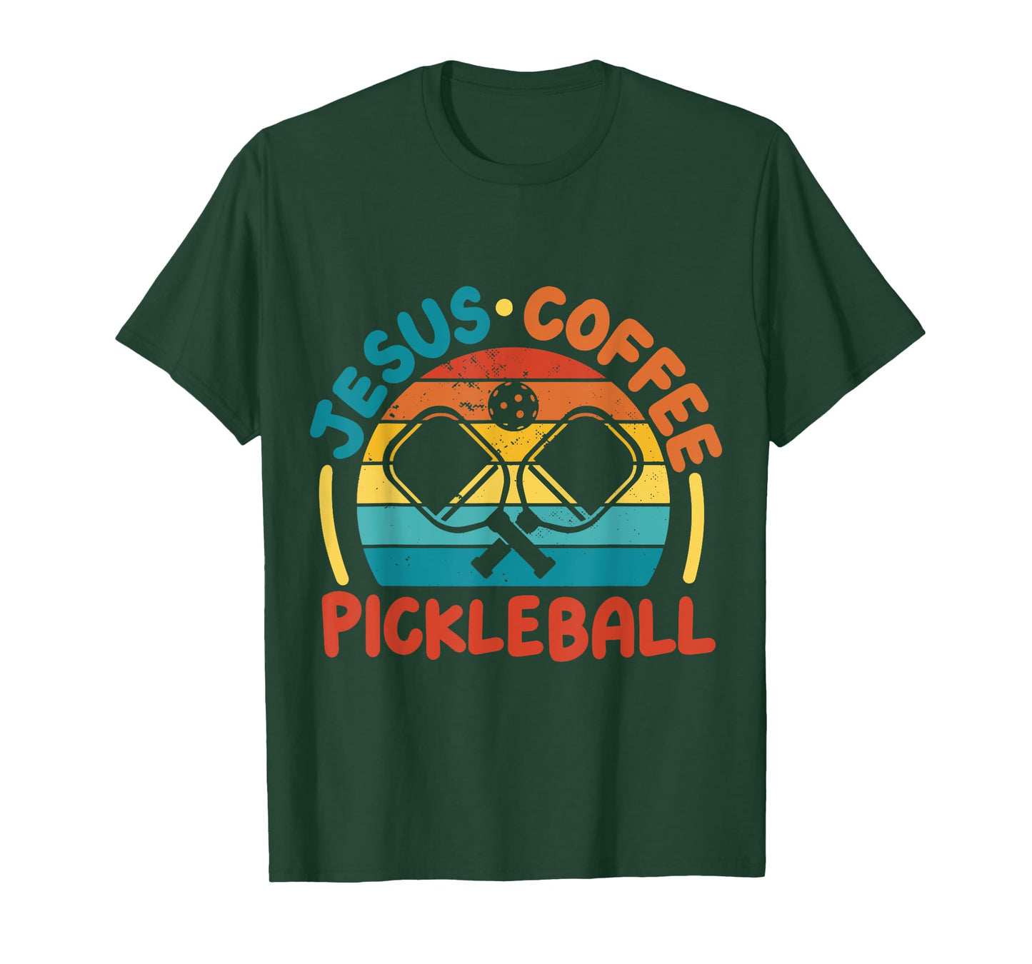 Jesus Coffee Pickleball T-Shirt
