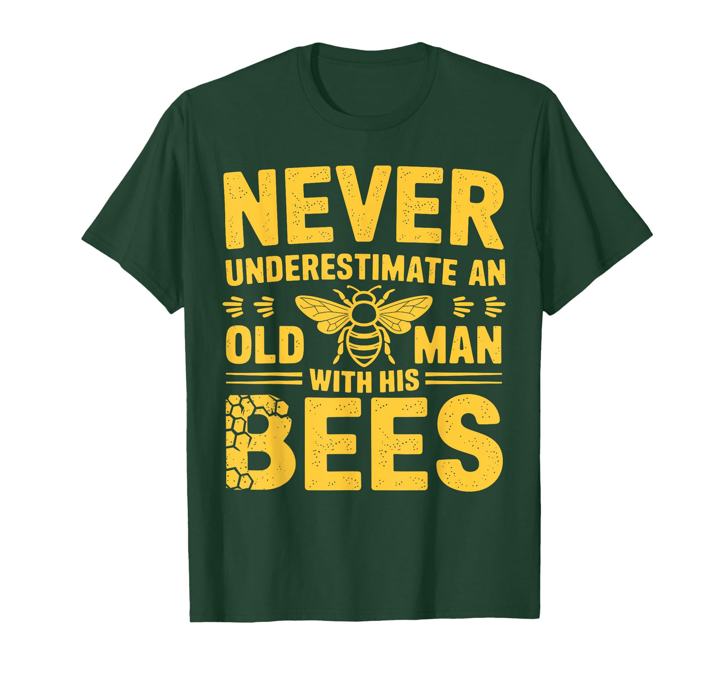 Apiary Bee Keeper An Old Man With His Bees Beekeeping T-Shirt