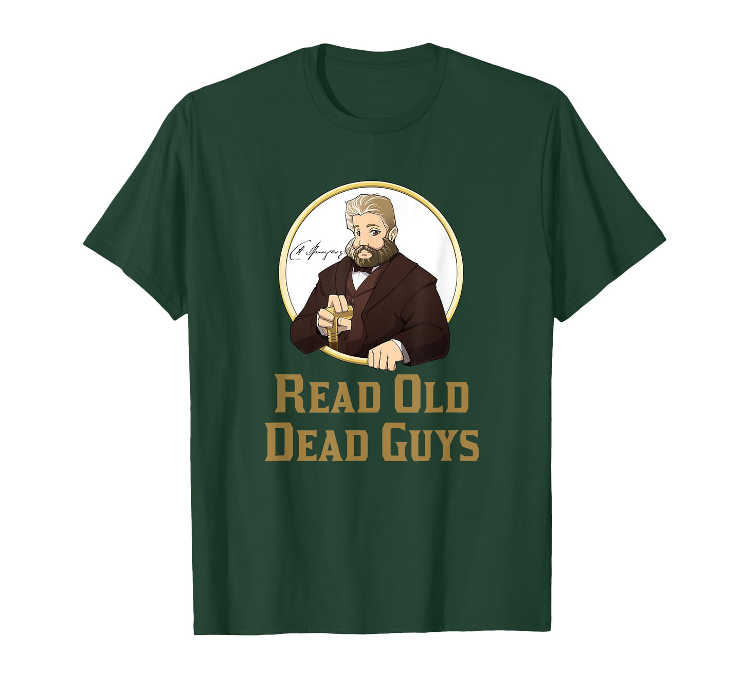 Read Old Dead Guys - funny C. H. Spurgeon bookworm t-shirt T-Shirt