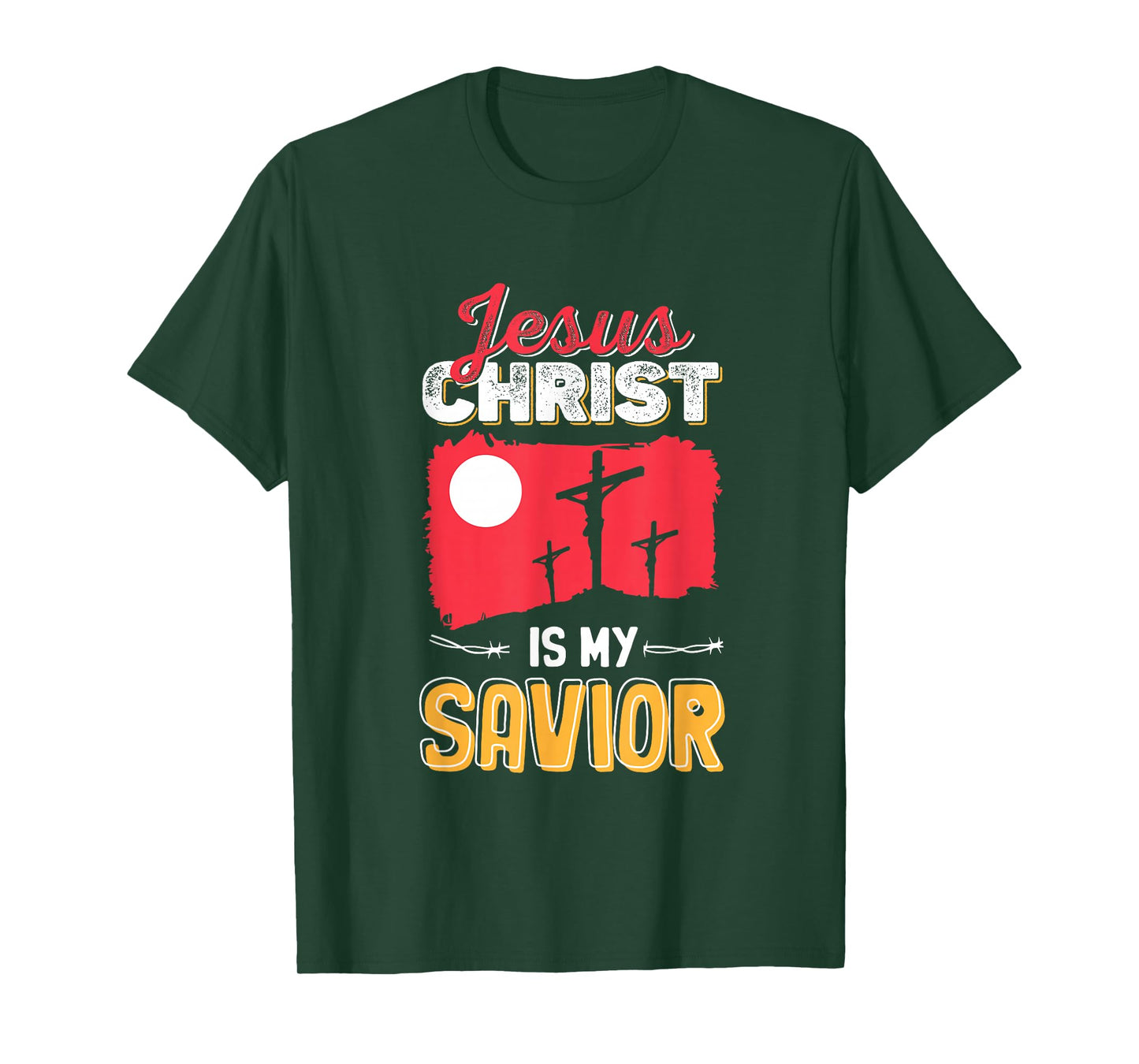 Christian Faith Jesus Cross Savior Bible Verse Shirt T-Shirt