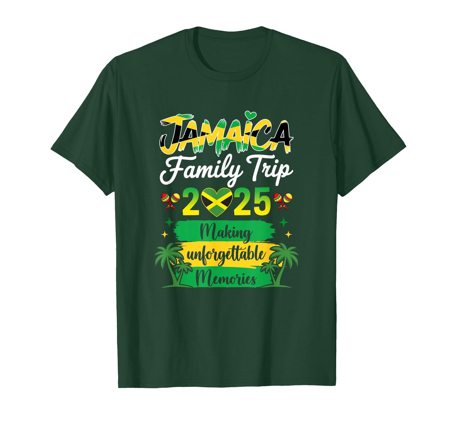 Jamaica Family Trip 2025 Making Memories Vacation Matching T-Shirt