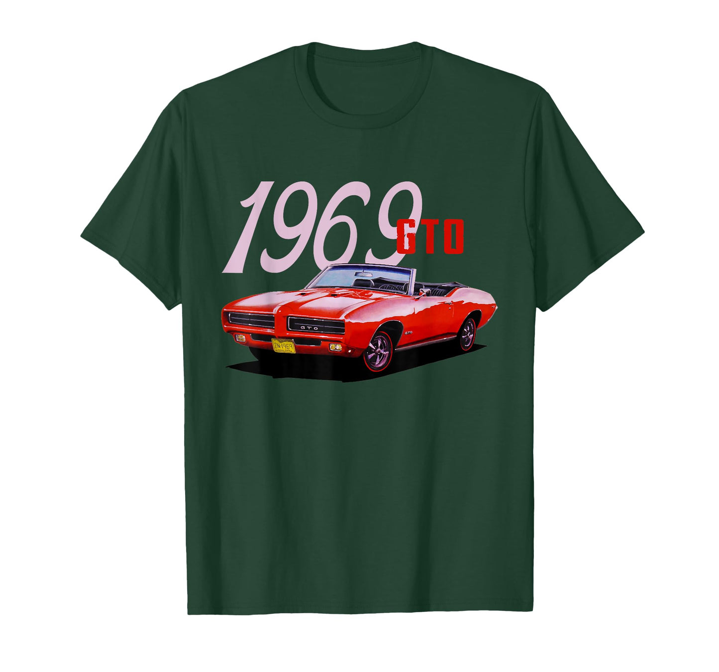 1969 69 GTO Classic Car Old School Muscle Car T-Shirt